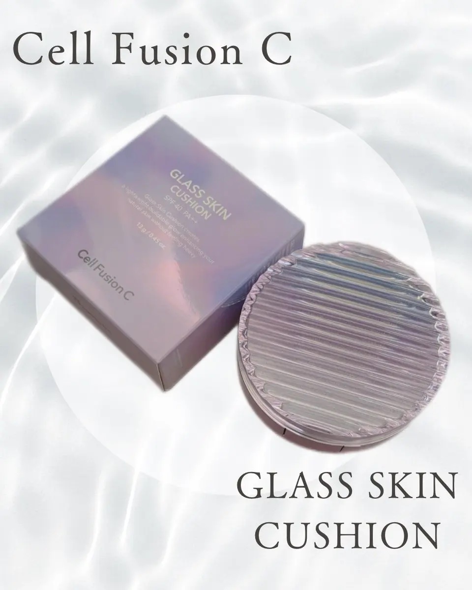 グラススキンクッション/Cell Fusion C(セルフュージョンシー)/クッションファンデーションを使ったクチコミ（1枚目）