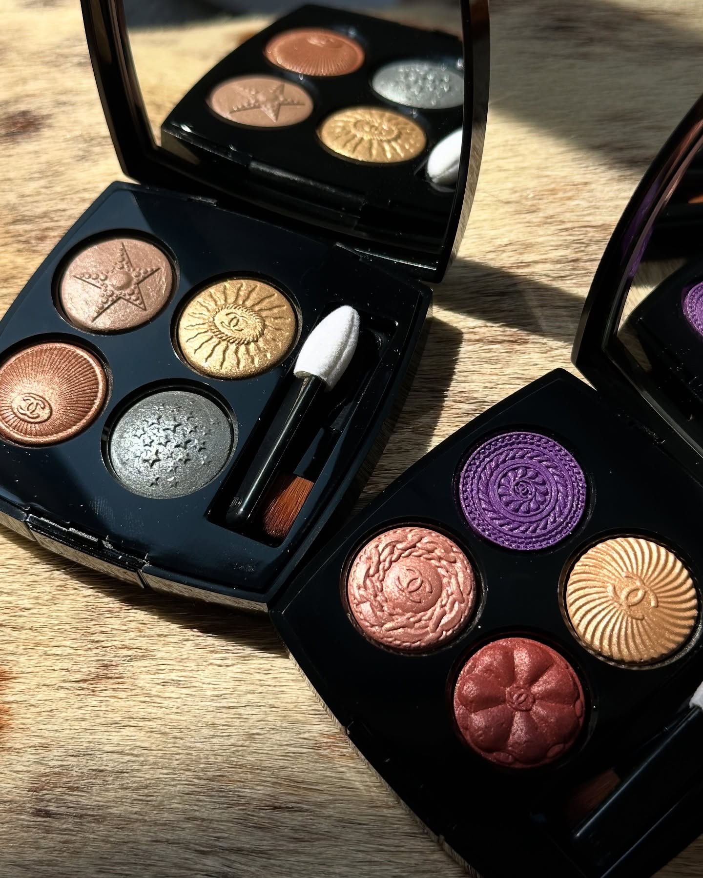 CHANEL レ キャトル オンブル ブトン アイシャドウパレット 限定色レビュー】レ キャトル オンブル ブトン｜CHANELの口コミ