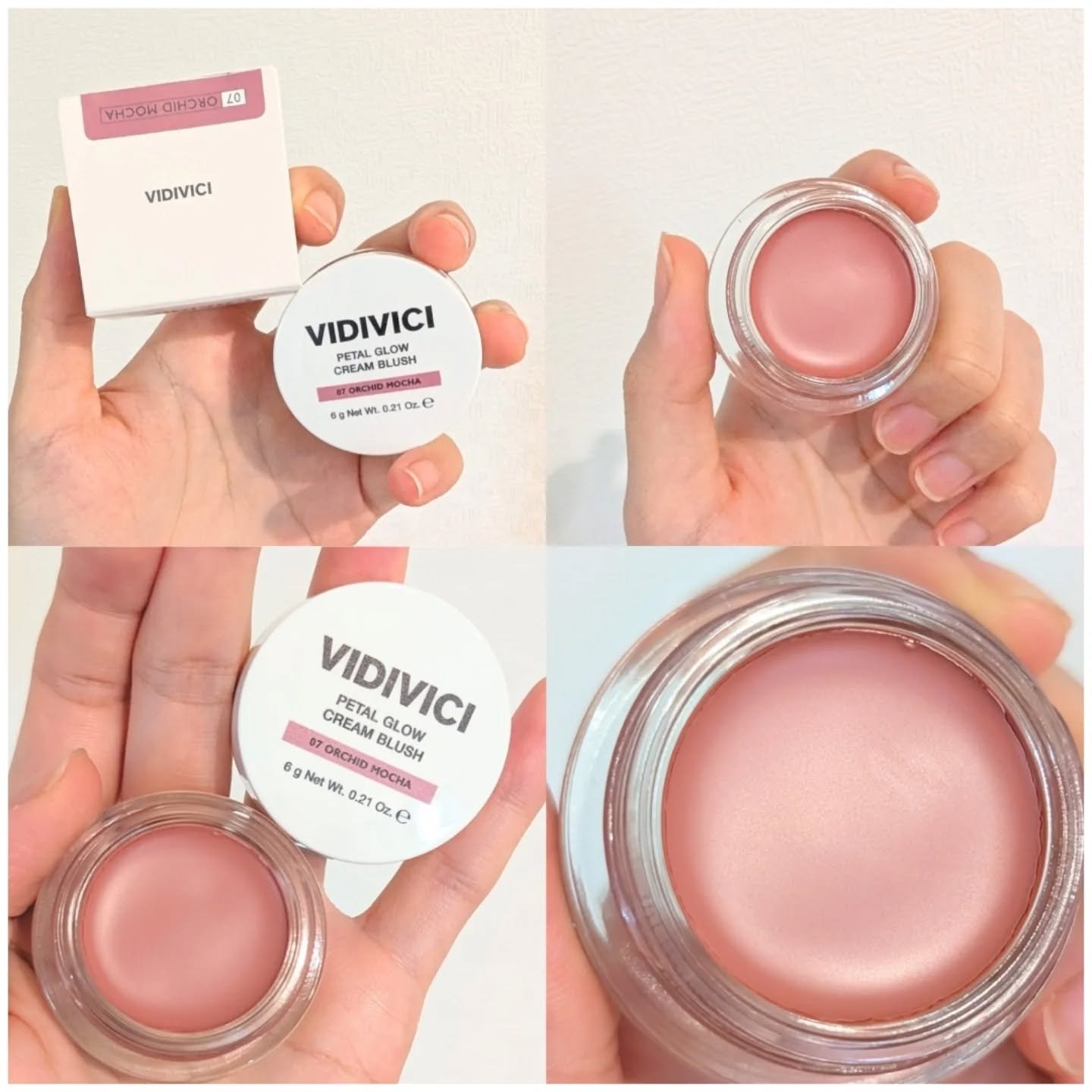 ペタルグロウクリームチーク/VIDIVICI/ジェル・クリームチークを使ったクチコミ（2枚目）
