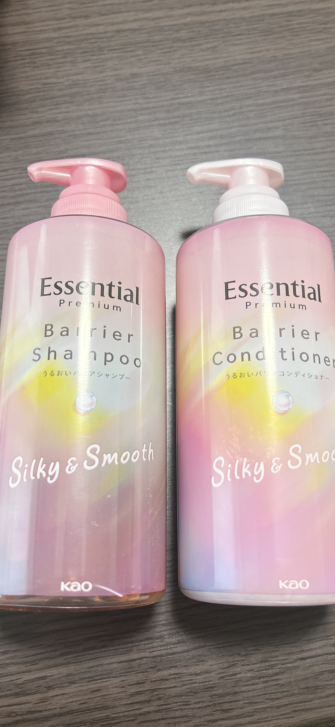 エッセンシャルプレミアム バリアシャンプー・コンディショナー シルキー＆スムース/エッセンシャル/市販シャンプーを使ったクチコミ（1枚目）