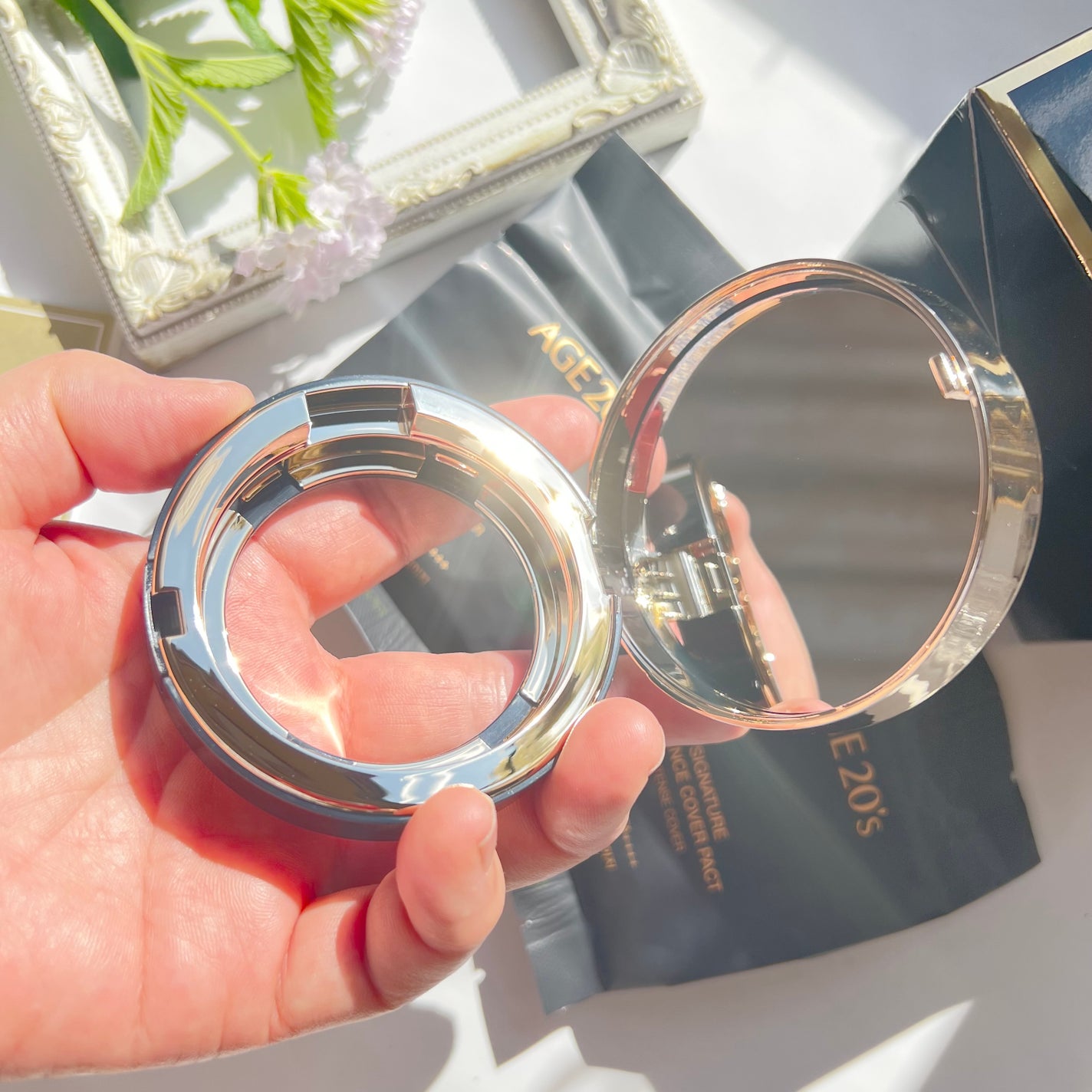 SIGNATURE ESSENCE COVER PACT /AGE20’s/クリーム・エマルジョンファンデーションを使ったクチコミ(9枚目)