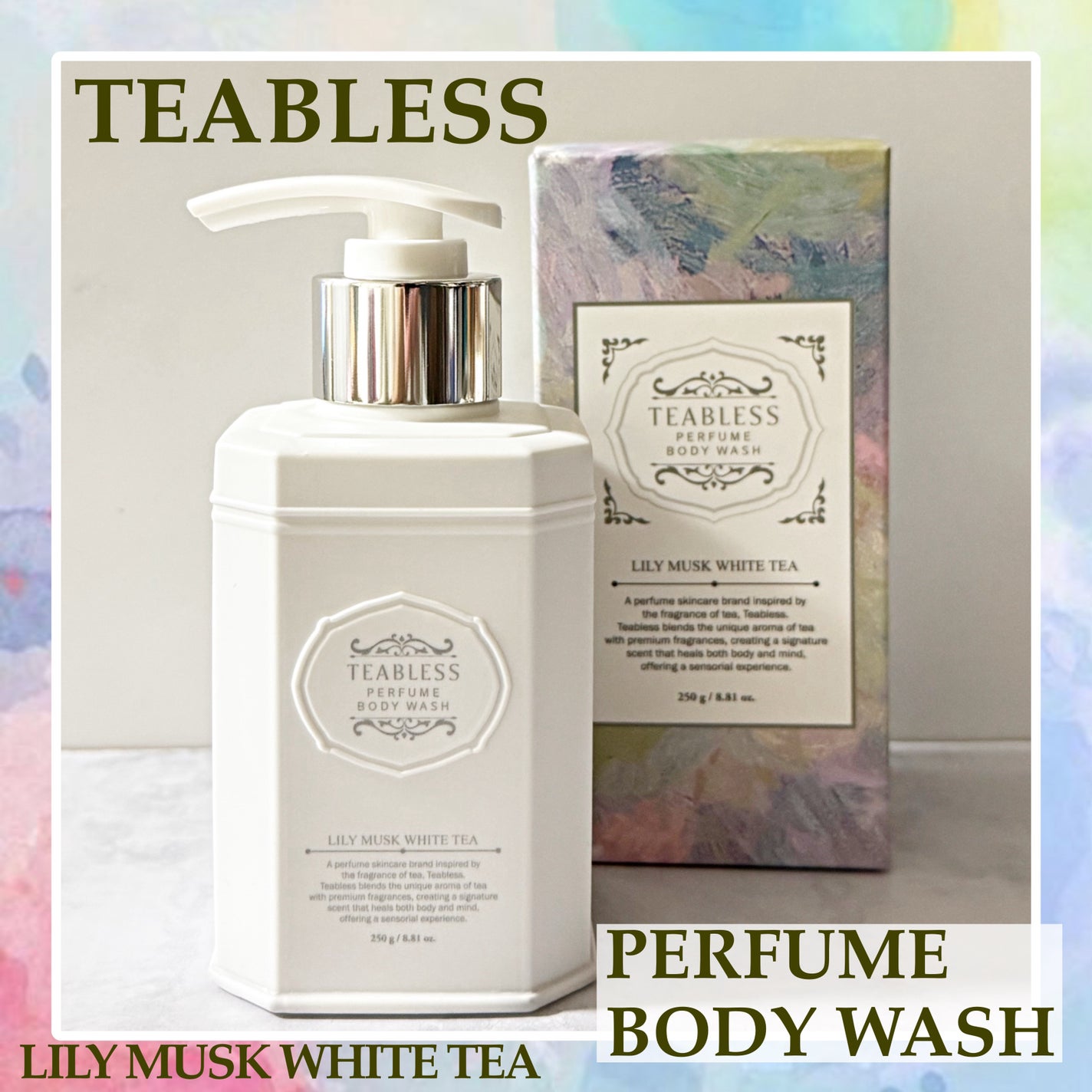 パフュームボディウォッシュ リリームスクホワイトティー/TEABLESS/ボディソープを使ったクチコミ(7枚目)