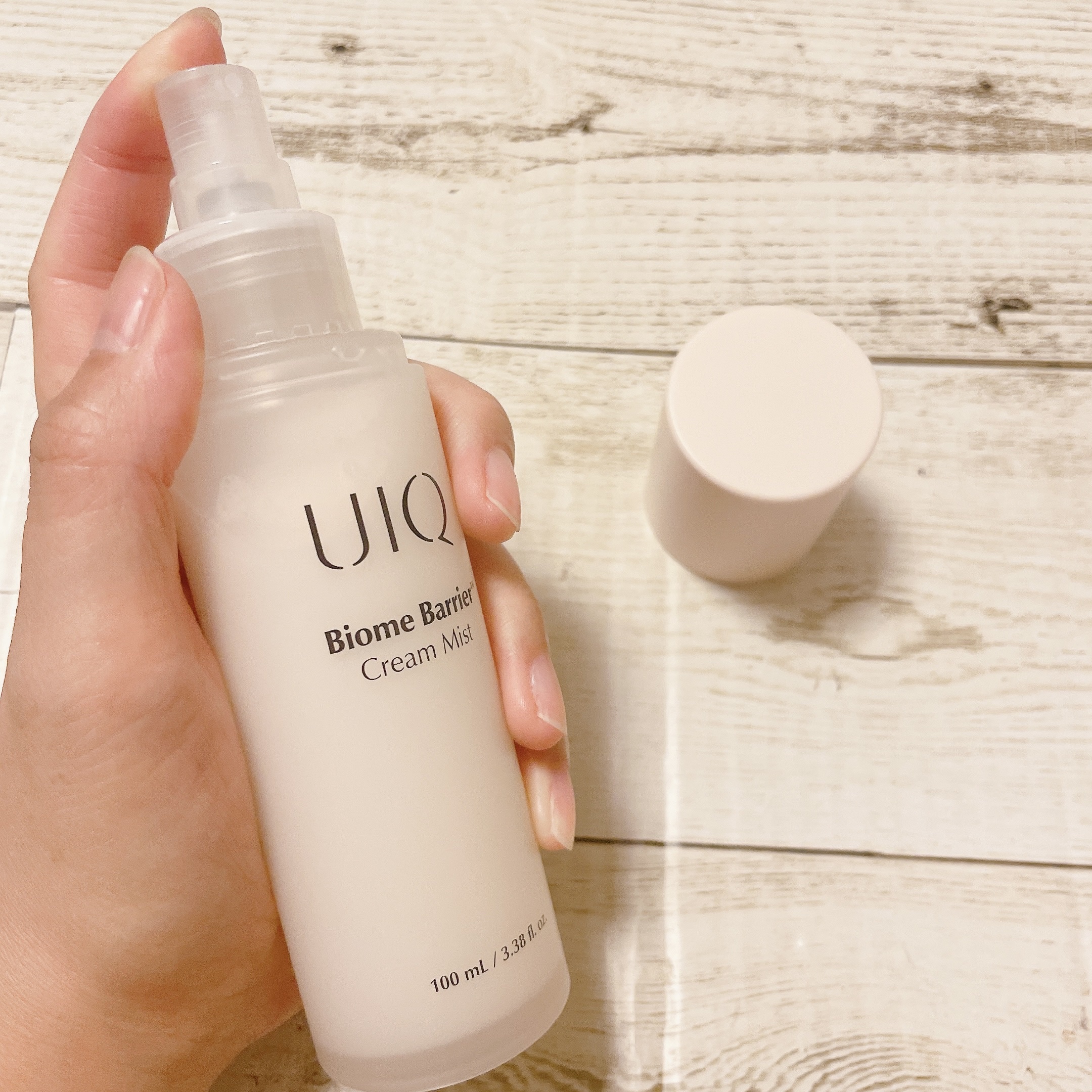 バイオームバリア クリームミスト/UIQ/ミスト状化粧水を使ったクチコミ（3枚目）