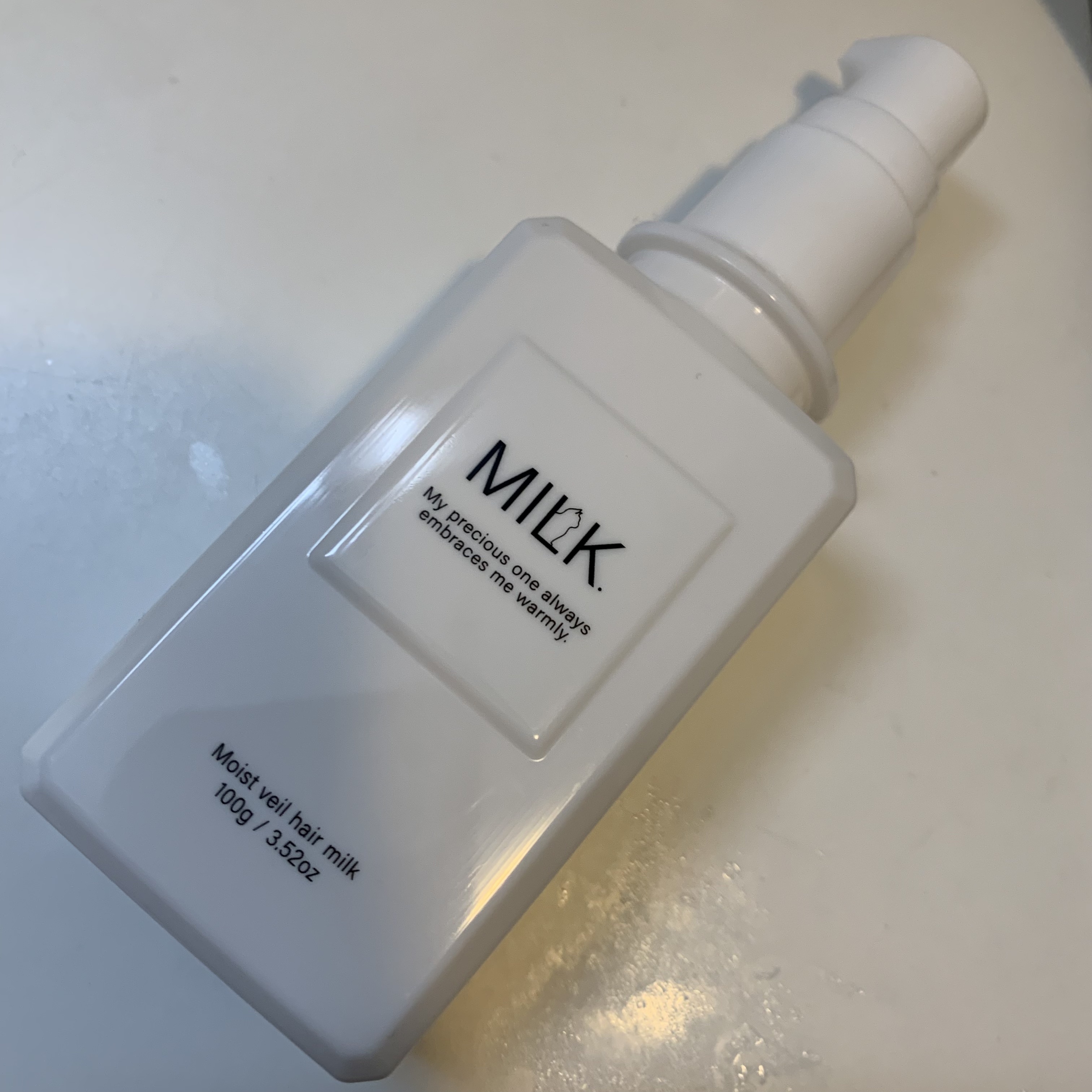 モイストヴェール ヘアミルク＜無香料＞/MILK./ヘアミルクを使ったクチコミ（1枚目）