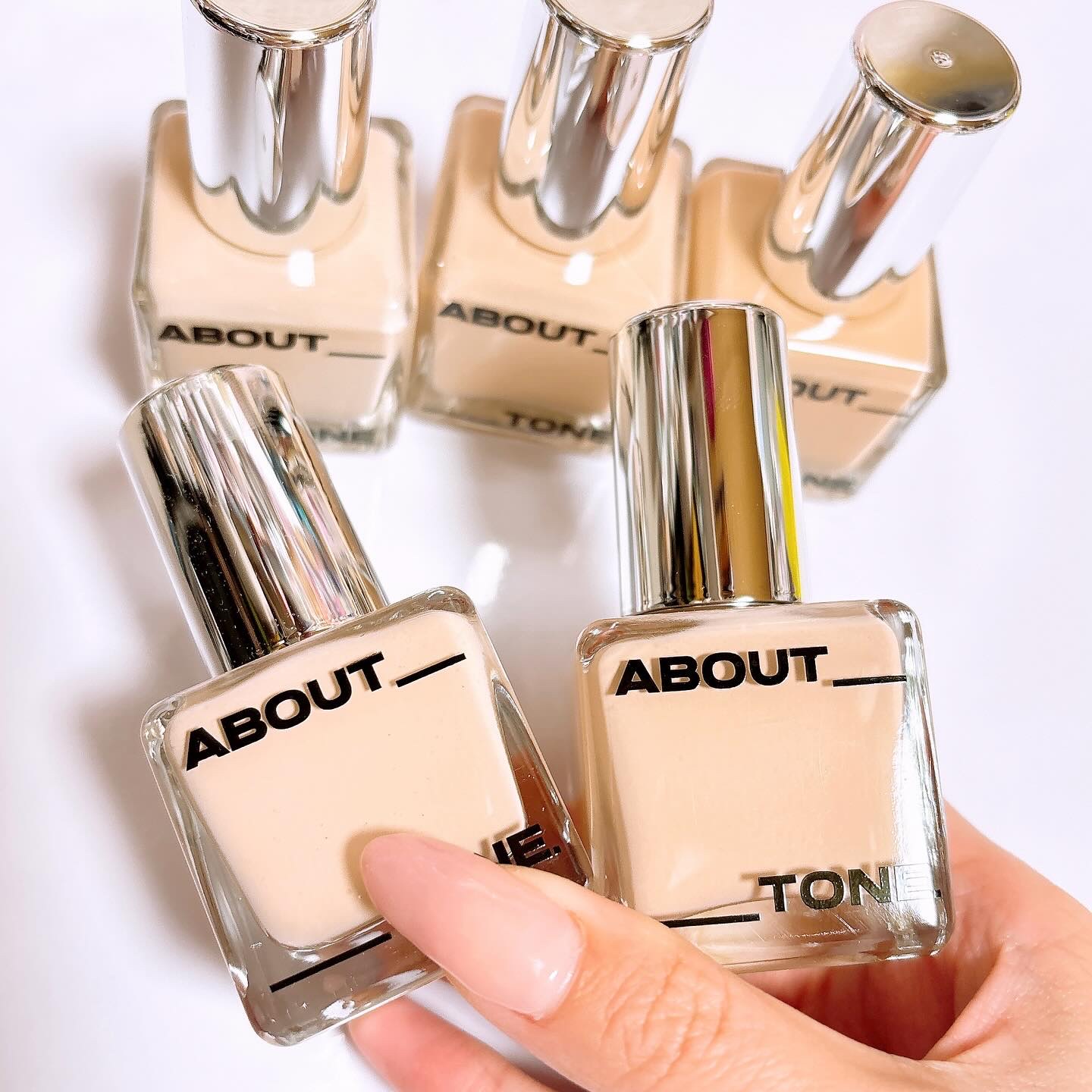 スキンレイヤーフィットファンデーション/ABOUT TONE/リキッドファンデーションを使ったクチコミ（2枚目）