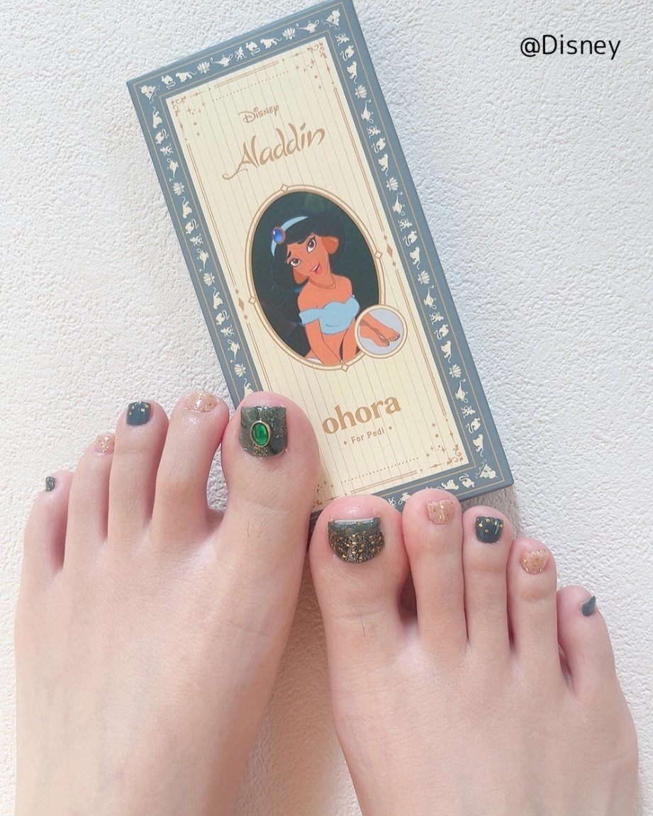 ハンド＆ペディキュアセット Disney collection/ohora/ネイルシールを使ったクチコミ（1枚目）