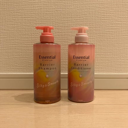 エッセンシャルプレミアム バリアシャンプー・コンディショナー シルキー&スムース/エッセンシャル/市販シャンプーを使ったクチコミ(1枚目)