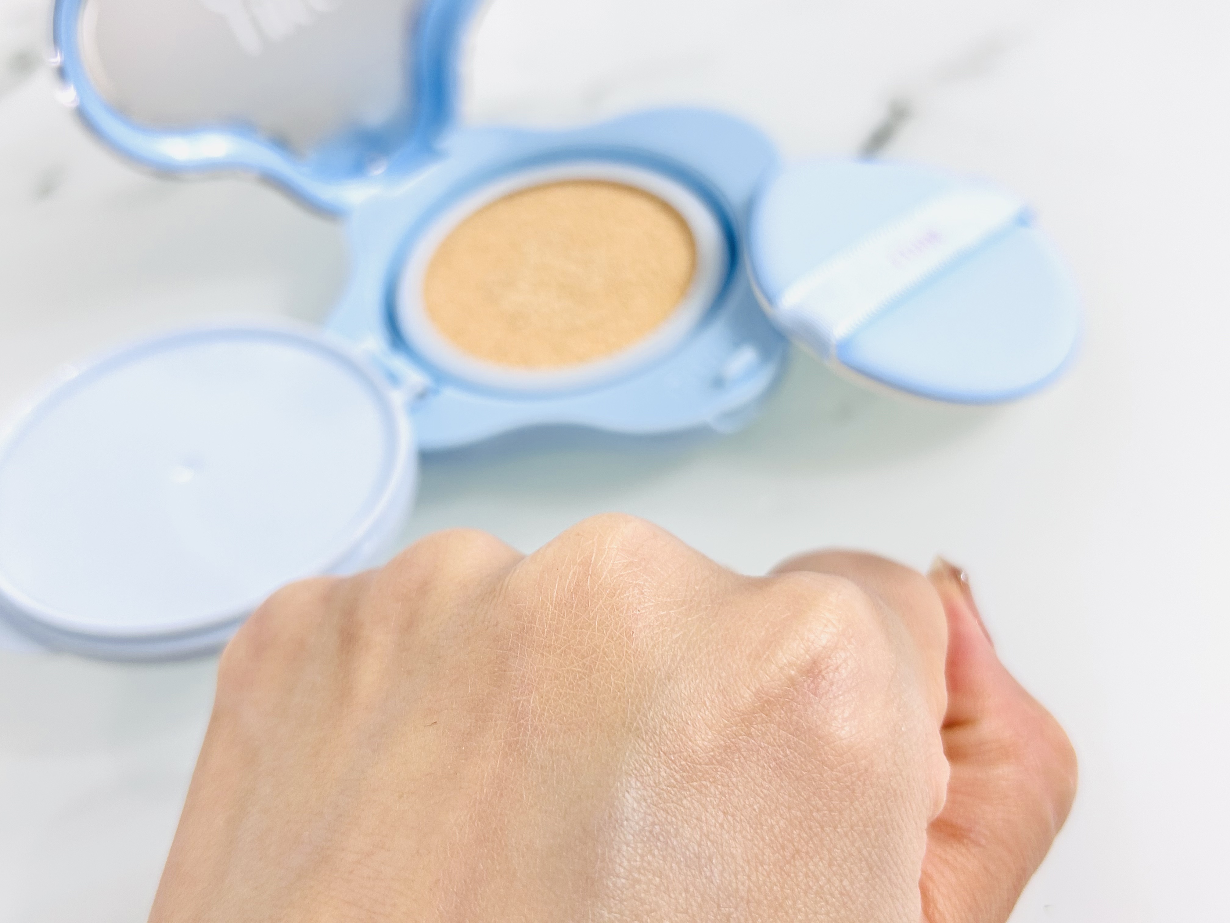 クラウドフィルタークッション ポーセリン/ETUDE/クッションファンデーションを使ったクチコミ（3枚目）