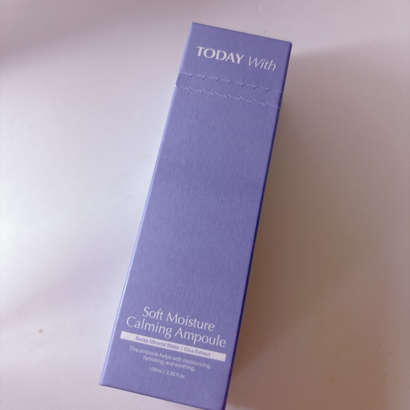 ソフトモイスチャーカーミングアンプル/TODAY With/美容液を使ったクチコミ（2枚目）