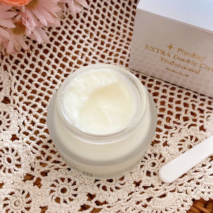 エクストラダブルクリーム プロフェショナル/PlusRay/フェイスクリームを使ったクチコミ(2枚目)