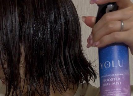 ヨル カームナイトリペアブースターヘアミスト/YOLU/ヘアミストを使ったクチコミ(3枚目)