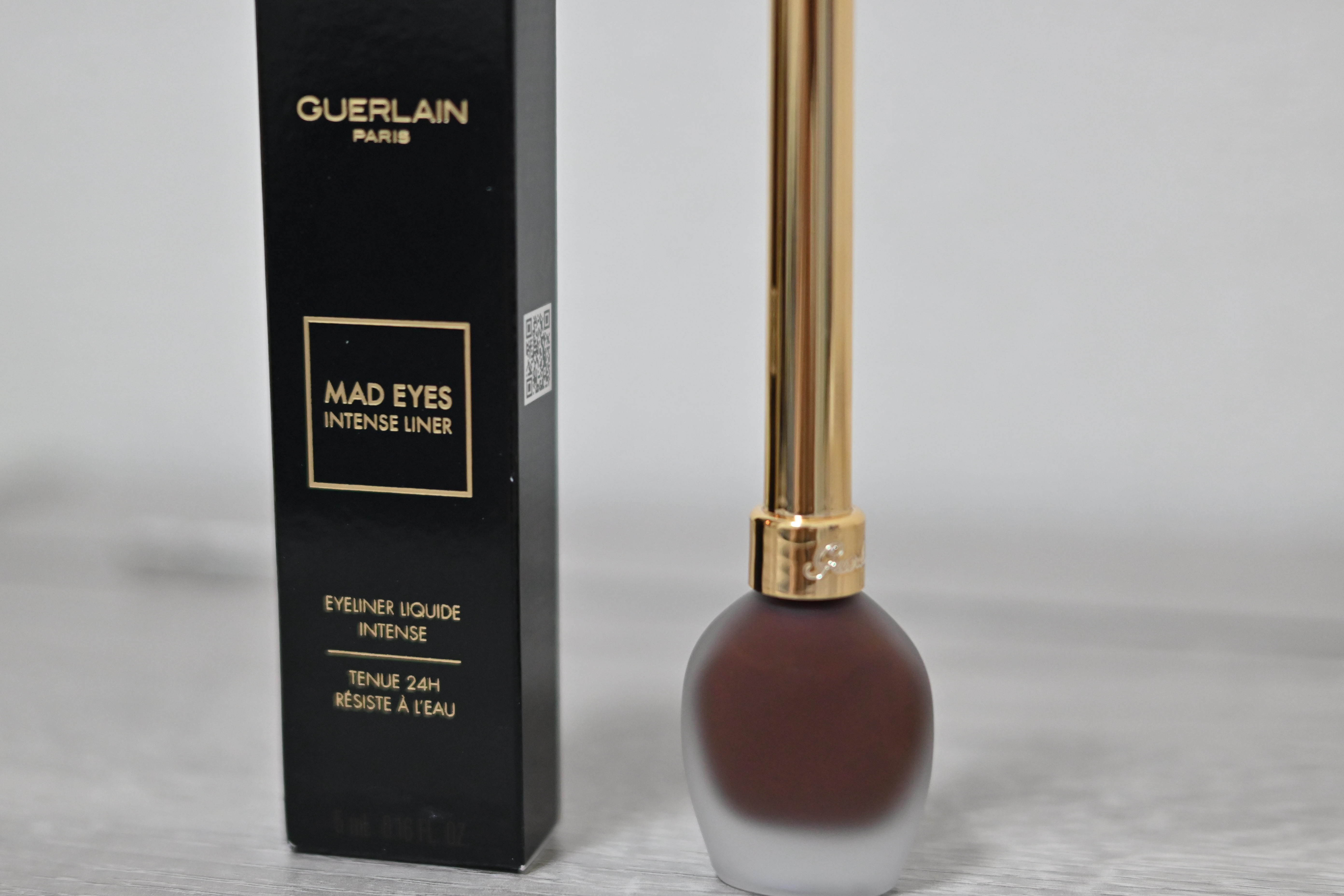 マッドアイ インテンス アイライナー 02 GLOSSY BROWN/GUERLAIN/リキッドアイライナーを使ったクチコミ（2枚目）