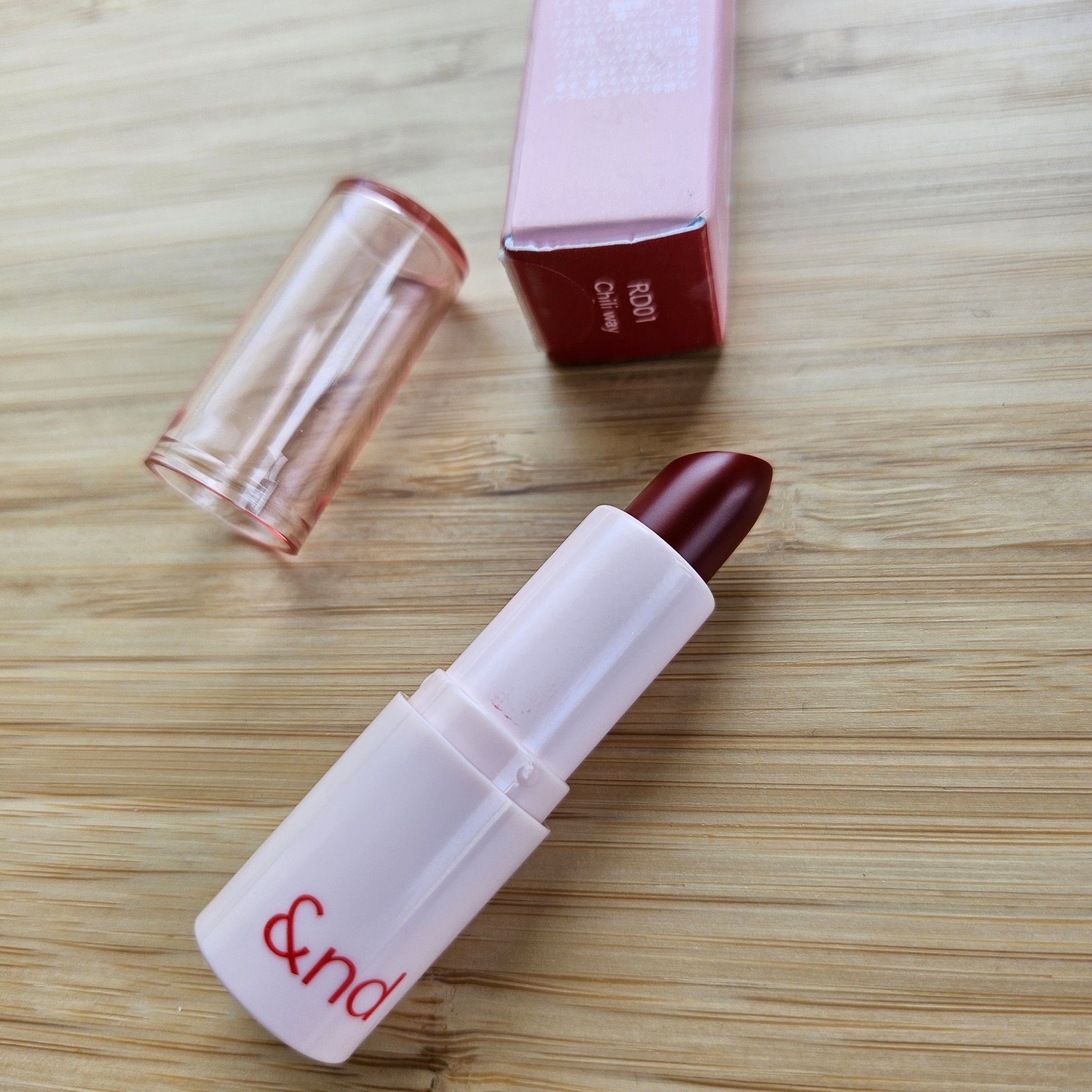 アンドバイロムアンド グラッシーバーム/&nd by rom&nd/口紅を使ったクチコミ（3枚目）