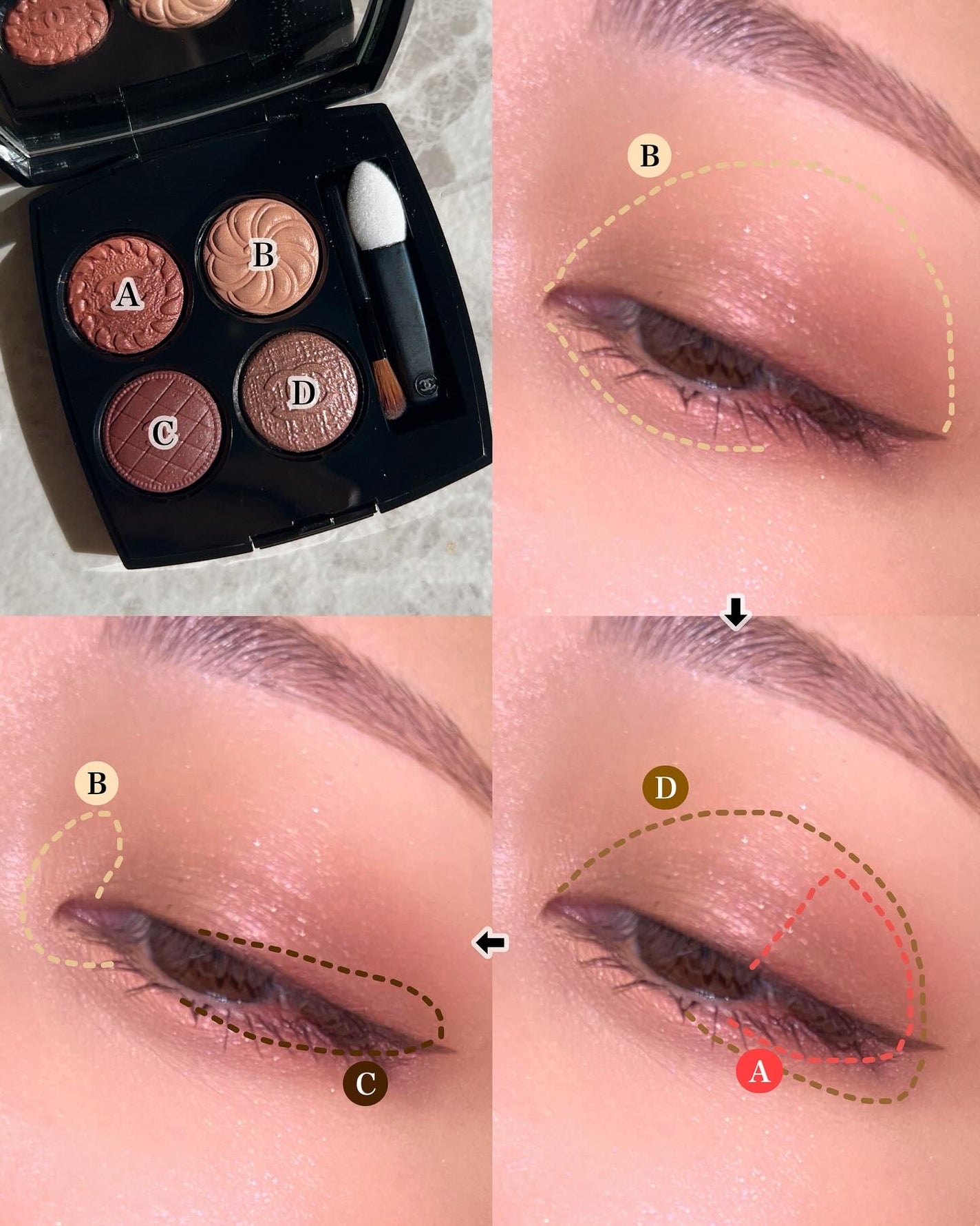 レ キャトル オンブル ブトン/CHANEL/アイシャドウパレットを使ったクチコミ(3枚目)