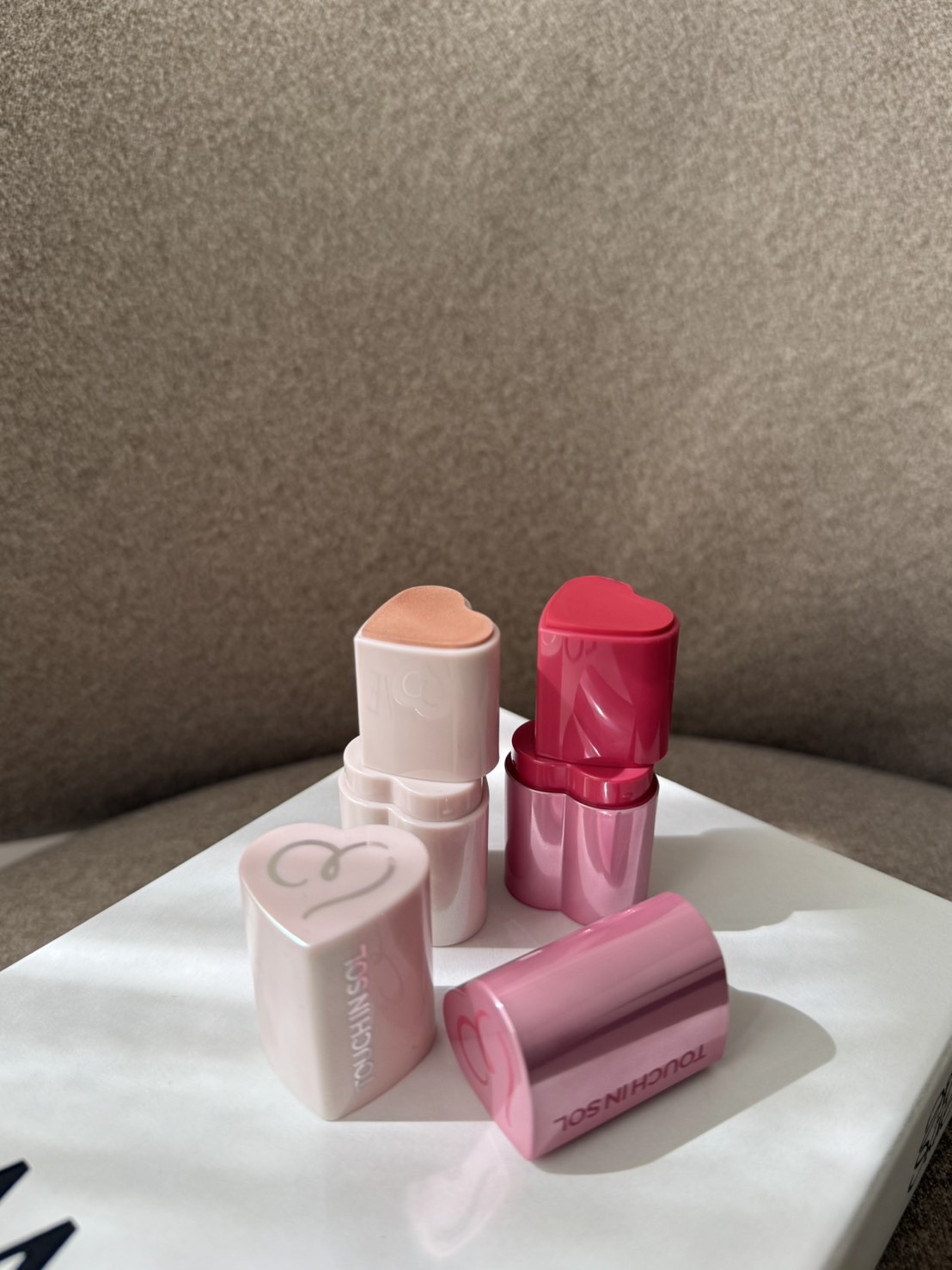 タッチインソール チークブラッシャー/touch in SOL /ジェル・クリームチークを使ったクチコミ（1枚目）