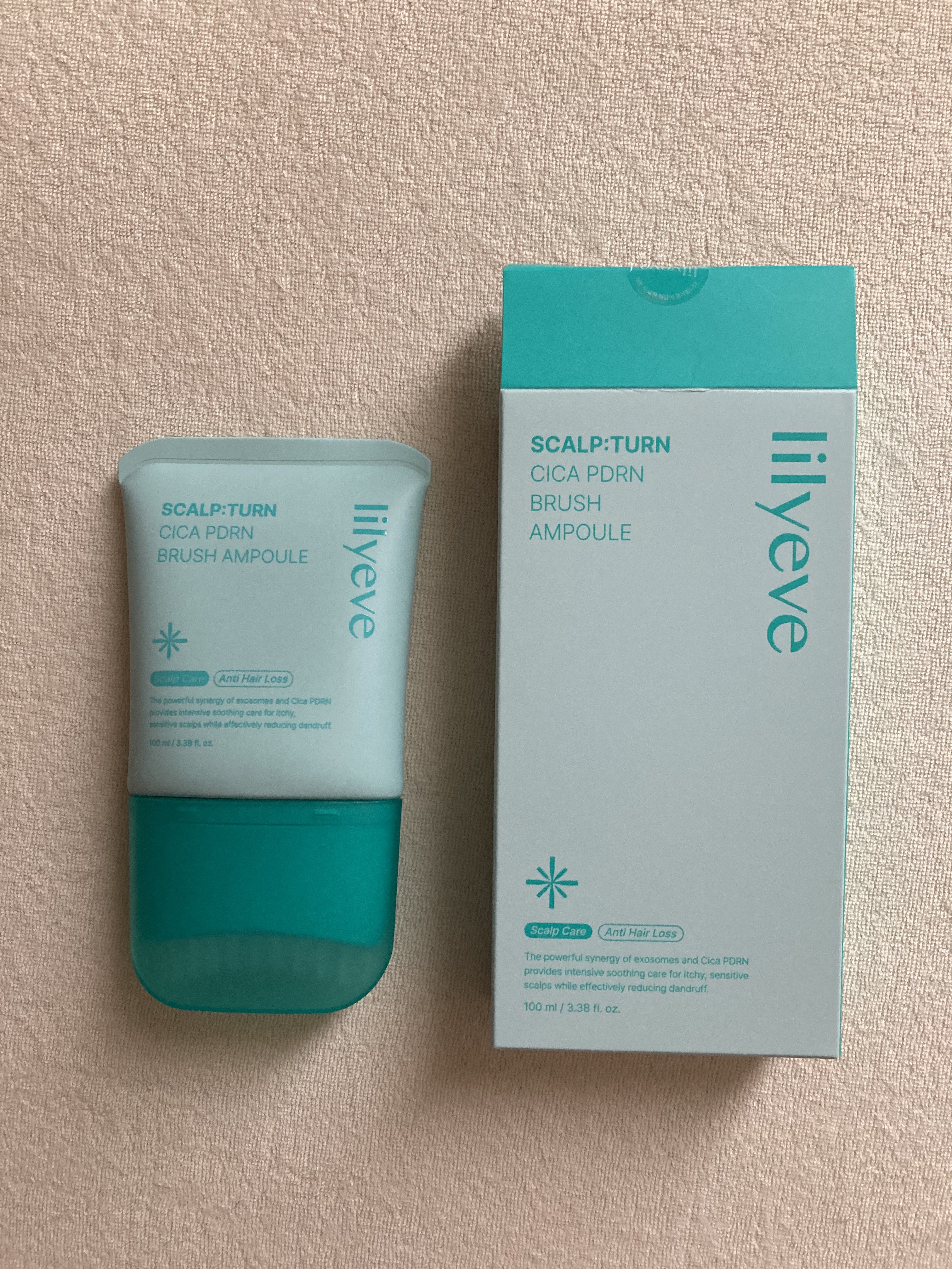 スカルプターンヘアアンプル/リリーイブ/頭皮ローションを使ったクチコミ（1枚目）