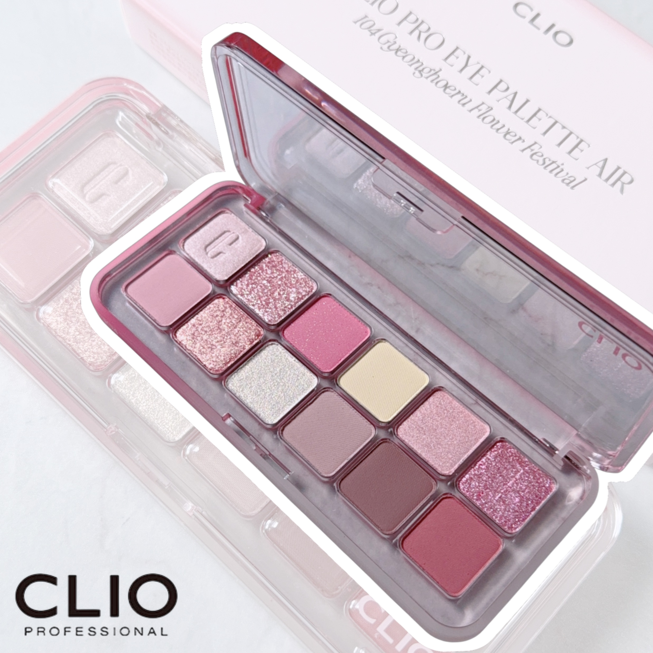 プロ アイ パレット エアー/CLIO/アイシャドウパレットを使ったクチコミ（1枚目）