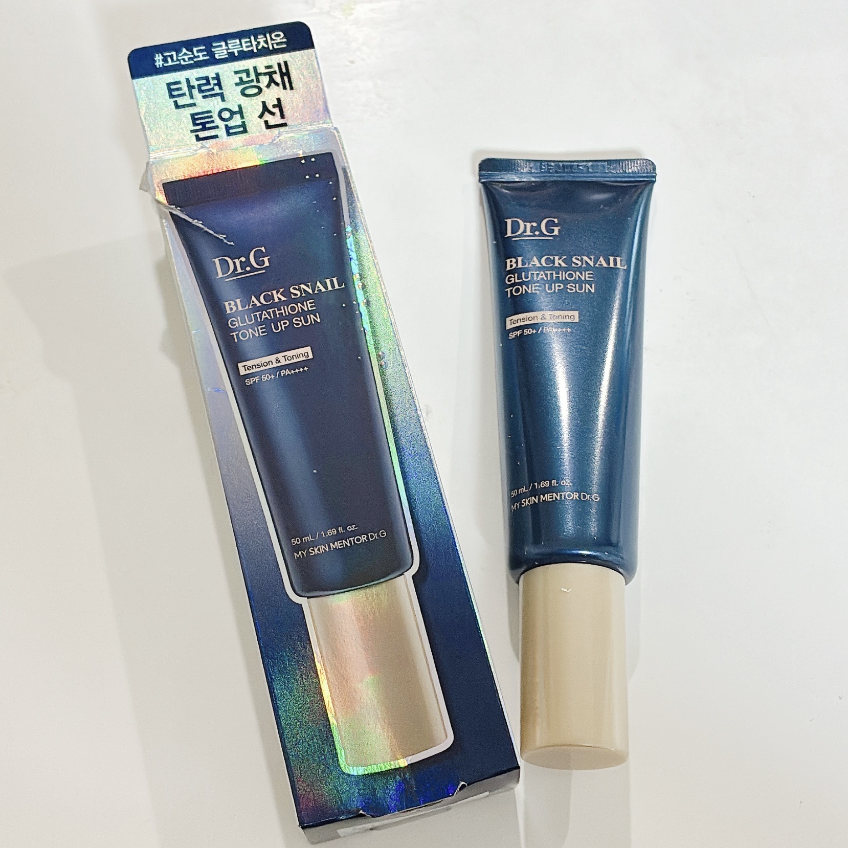 ブラックスネイルグルタチオントーンアップサン/Dr.G/日焼け止めクリームを使ったクチコミ（1枚目）