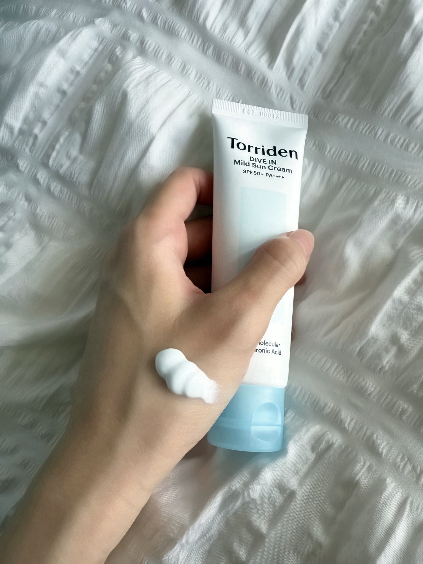 ダイブイン マイルドサンクリーム/Torriden/日焼け止めクリームを使ったクチコミ(2枚目)