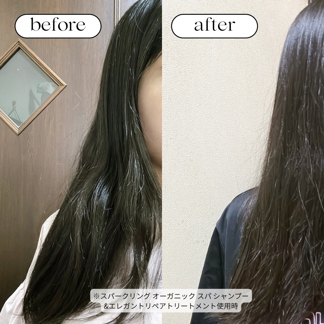 スパークリング オーガニック スパ シャンプー/ELUXE /市販シャンプーを使ったクチコミ（3枚目）