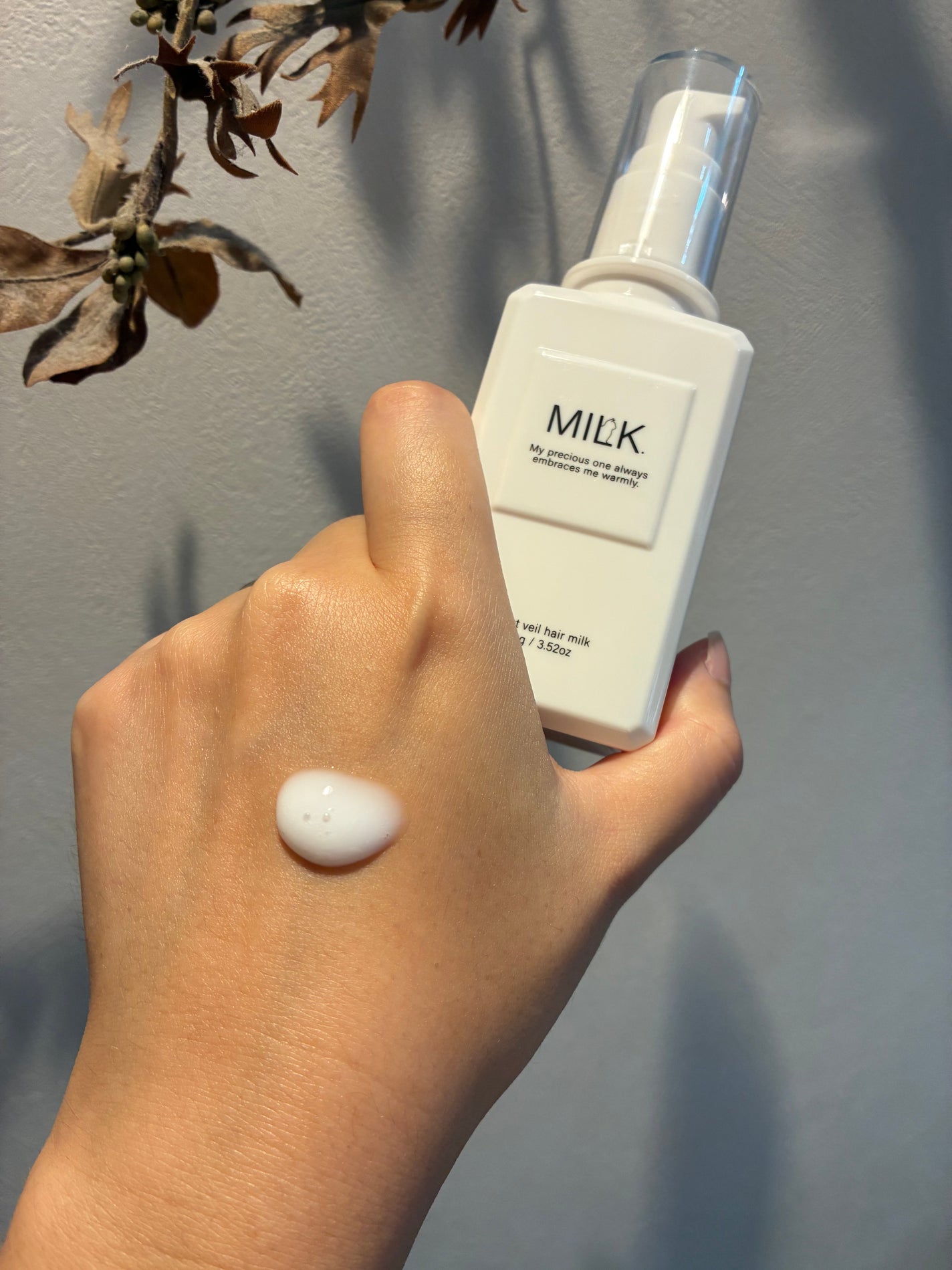 モイストヴェール ヘアミルク<無香料>/MILK./ヘアミルクを使ったクチコミ(3枚目)