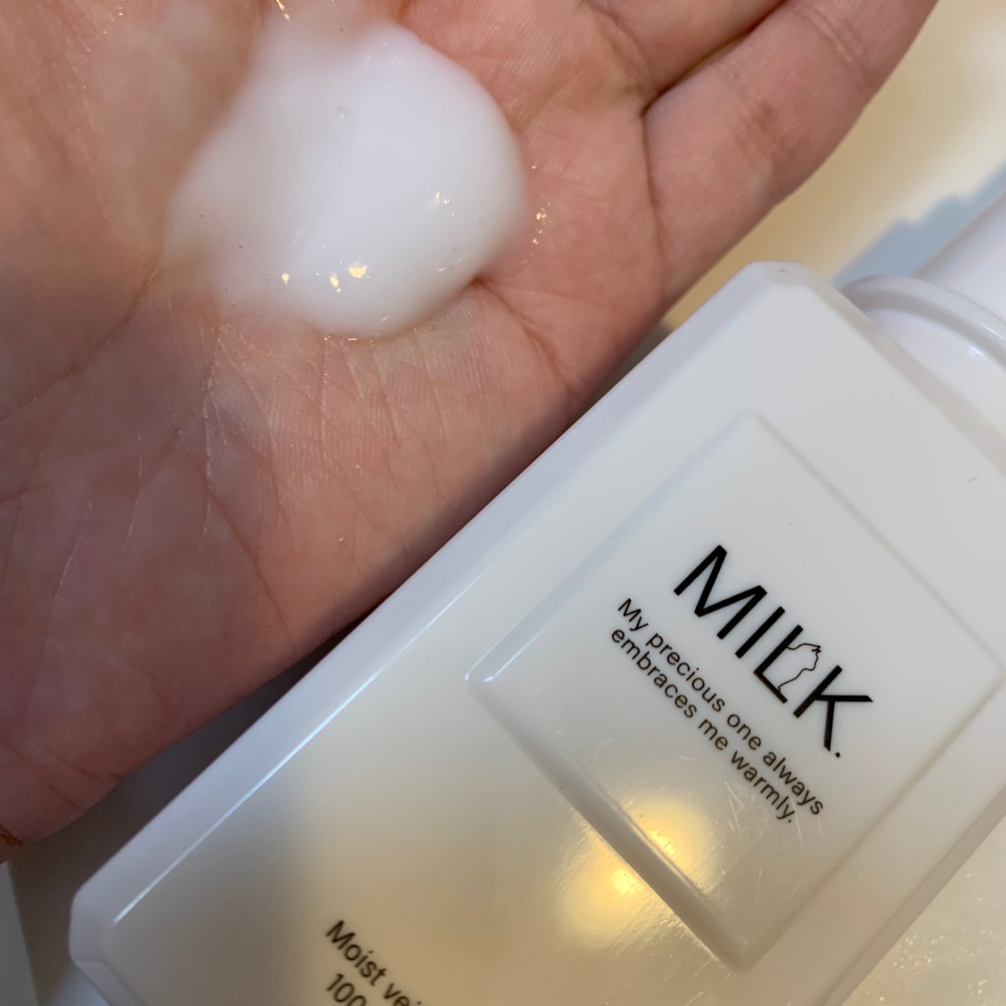 モイストヴェール ヘアミルク<無香料>/MILK./ヘアミルクを使ったクチコミ(2枚目)