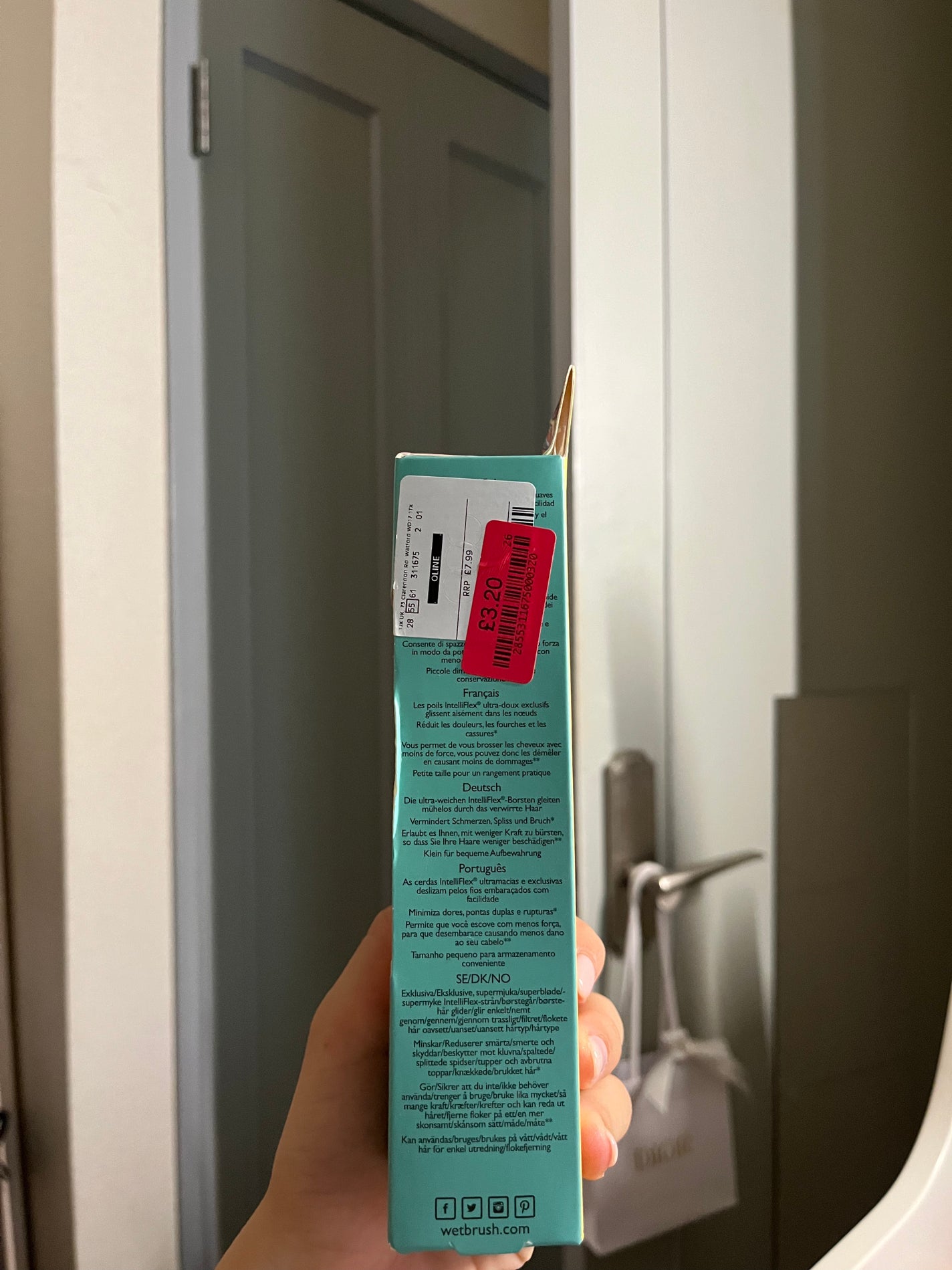 ウエットブラシ リルディタングラー パンチーピンク/ウェットブラシ/ヘアブラシを使ったクチコミ(2枚目)