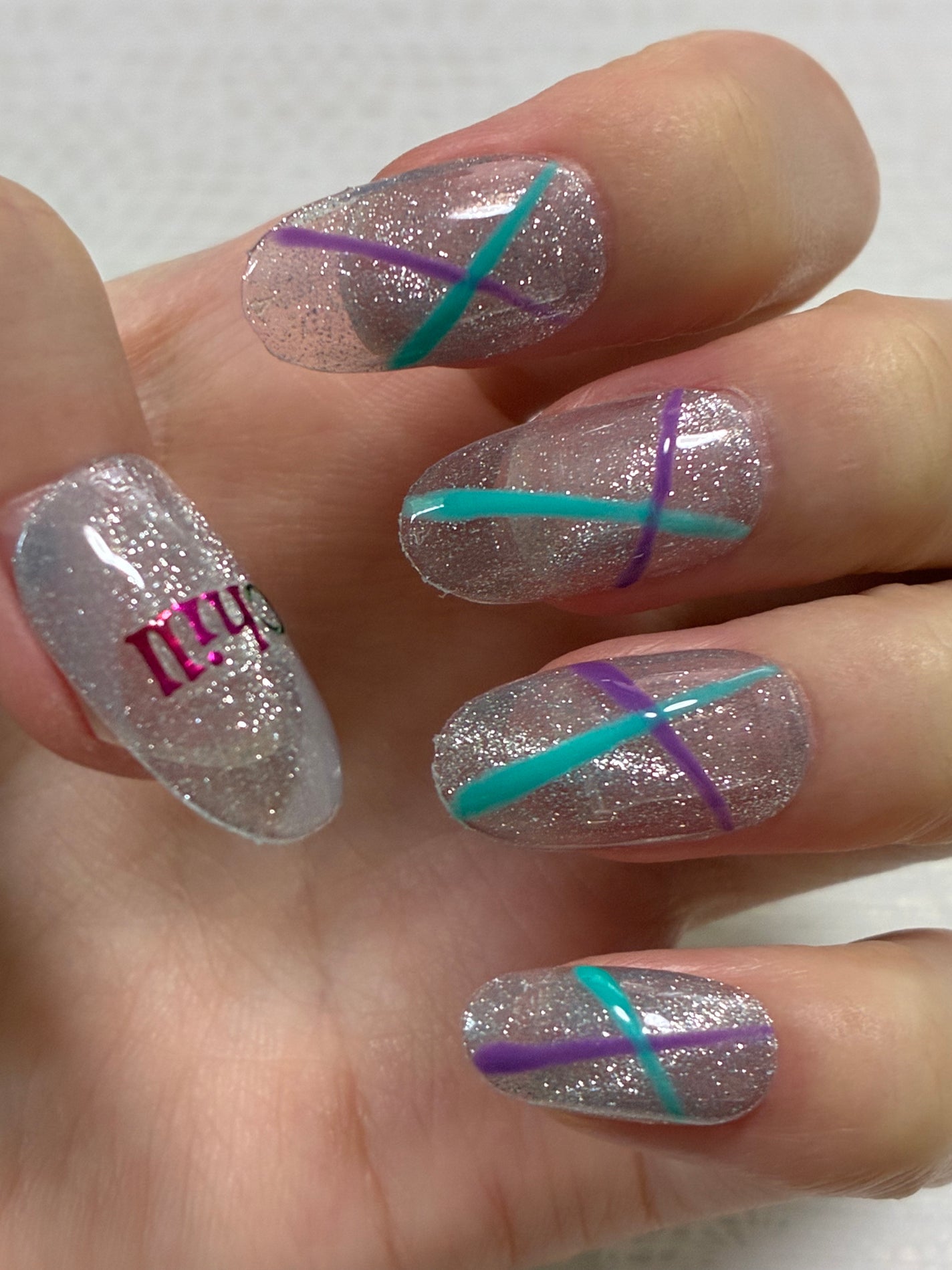 ジェルネイル(ライト対応)/セリア/ジェルネイルを使ったクチコミ(2枚目)