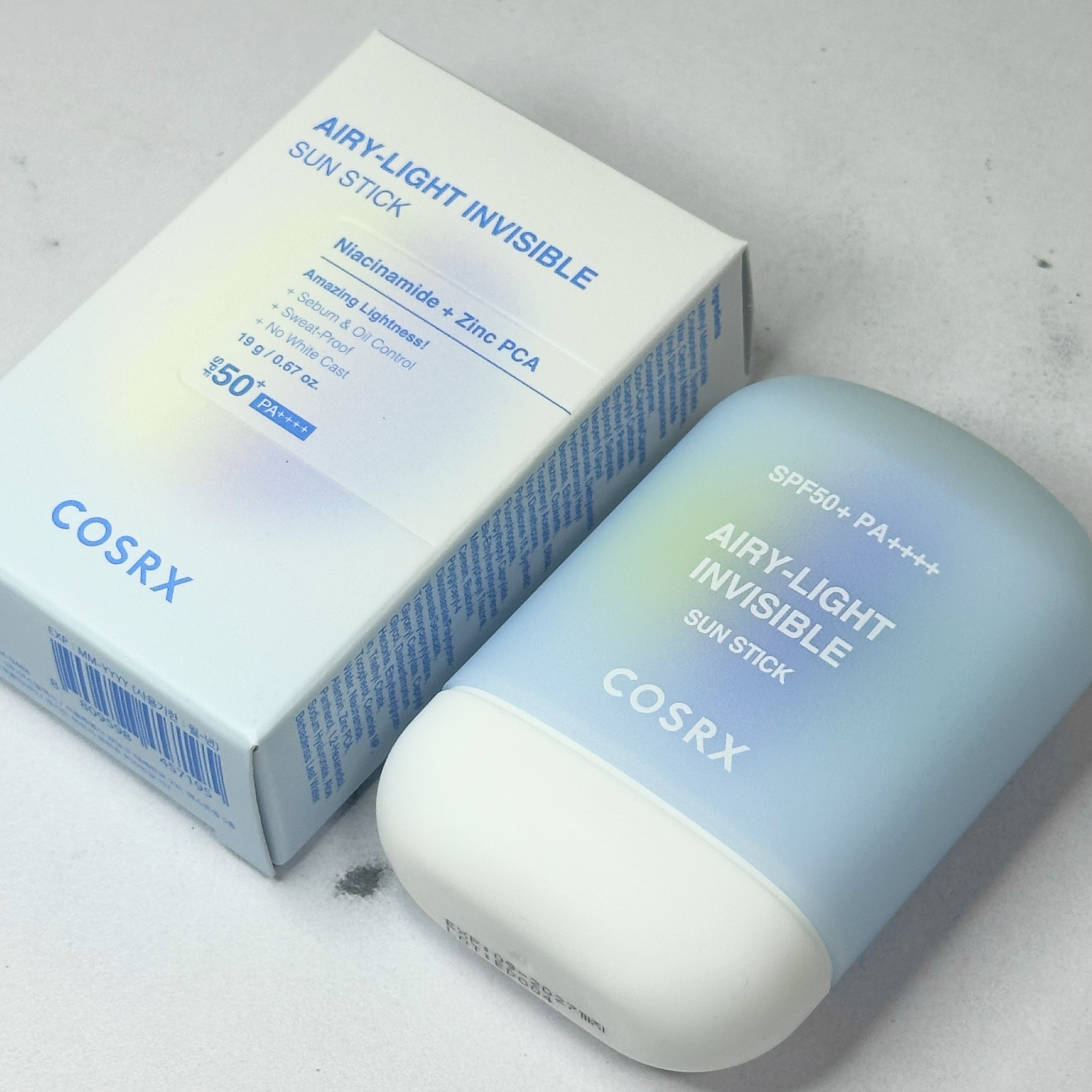 エアリーライト 透明UVスティック/COSRX/日焼け止めスティックを使ったクチコミ（1枚目）