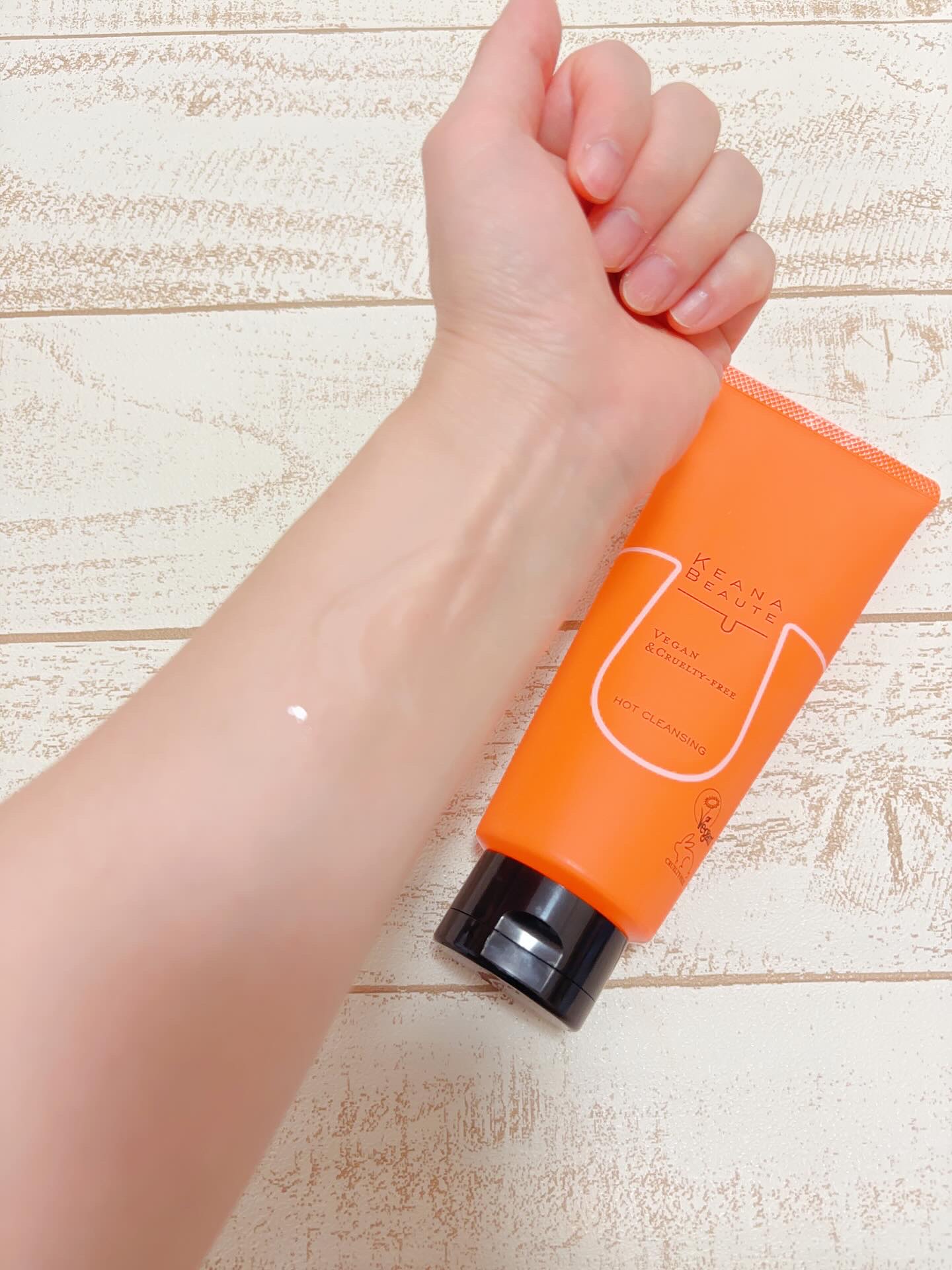 あつめの毛穴ホットクレンジング/ケアナボーテ/クレンジングジェルを使ったクチコミ（3枚目）