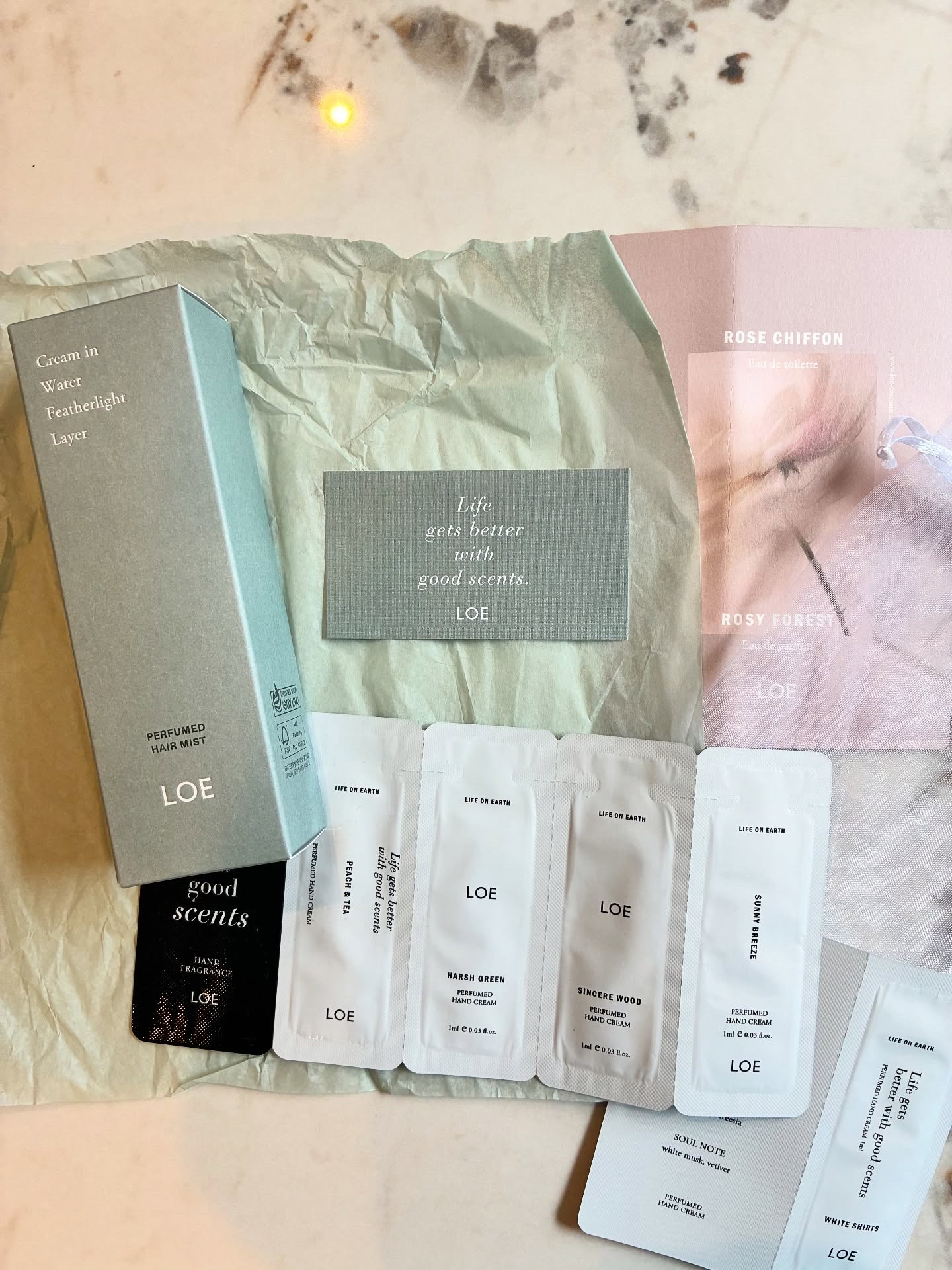 PERFUMED HAIR MIST/LOE/ヘアミストを使ったクチコミ（3枚目）