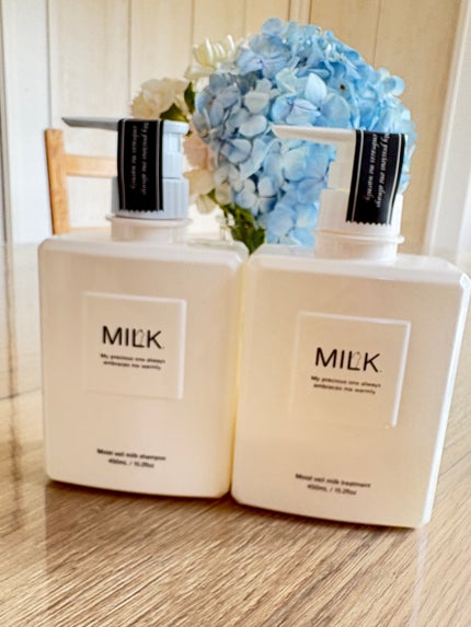 モイストヴェール シャンプー/トリートメント<無香料>/MILK./市販シャンプーを使ったクチコミ(1枚目)