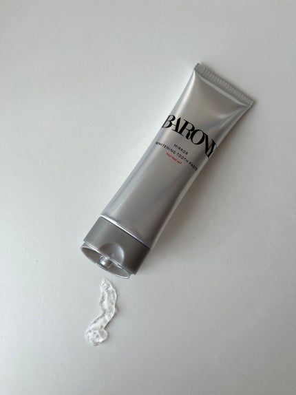 MIRROR WHITENING TOOTH PASTE(歯磨きジェル)/BARONY/歯磨き粉を使ったクチコミ(3枚目)