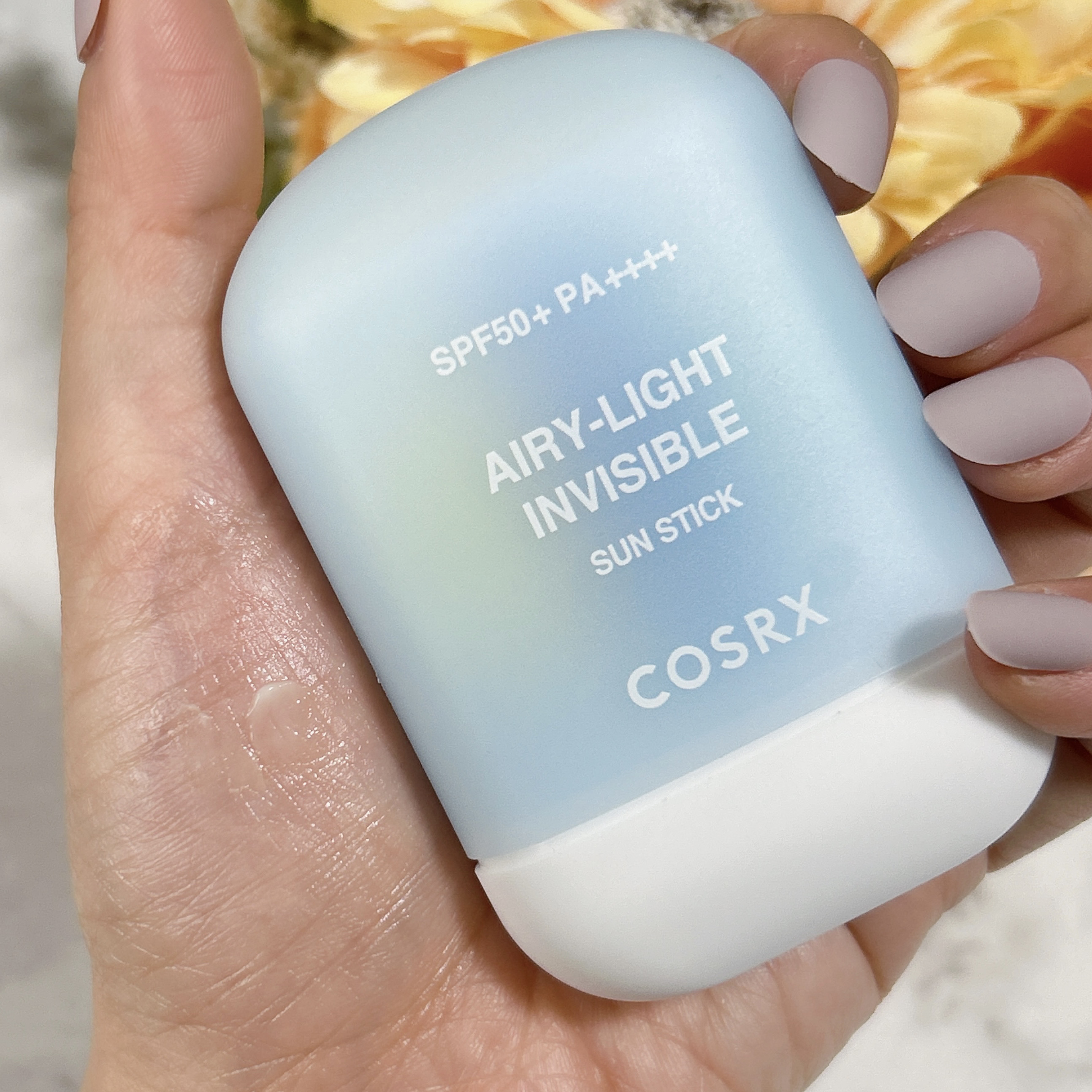 エアリーライト 透明UVスティック/COSRX/日焼け止めスティックを使ったクチコミ（3枚目）