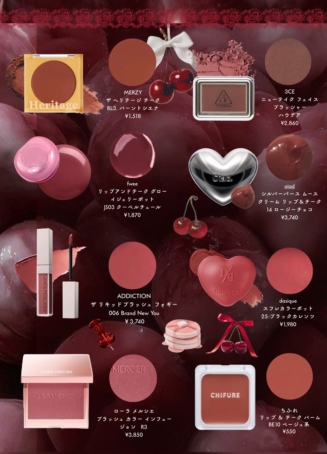 ブラッシュ カラー インフュージョン/ローラ メルシエ/パウダーチークを使ったクチコミ（2枚目）