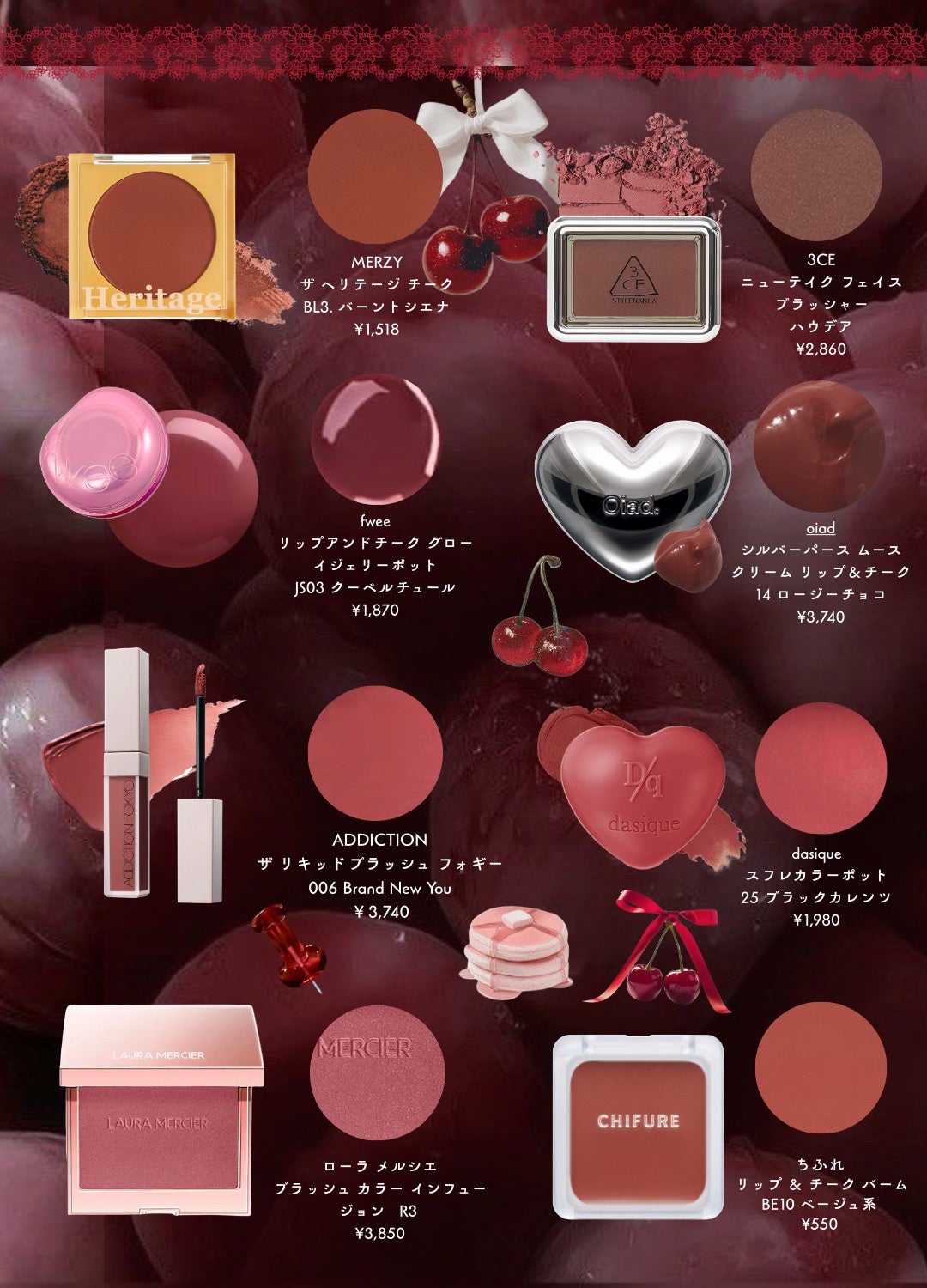 ブラッシュ カラー インフュージョン/ローラ メルシエ/パウダーチークを使ったクチコミ(2枚目)