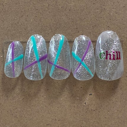 ジェルネイル(ライト対応)/セリア/ジェルネイルを使ったクチコミ(5枚目)