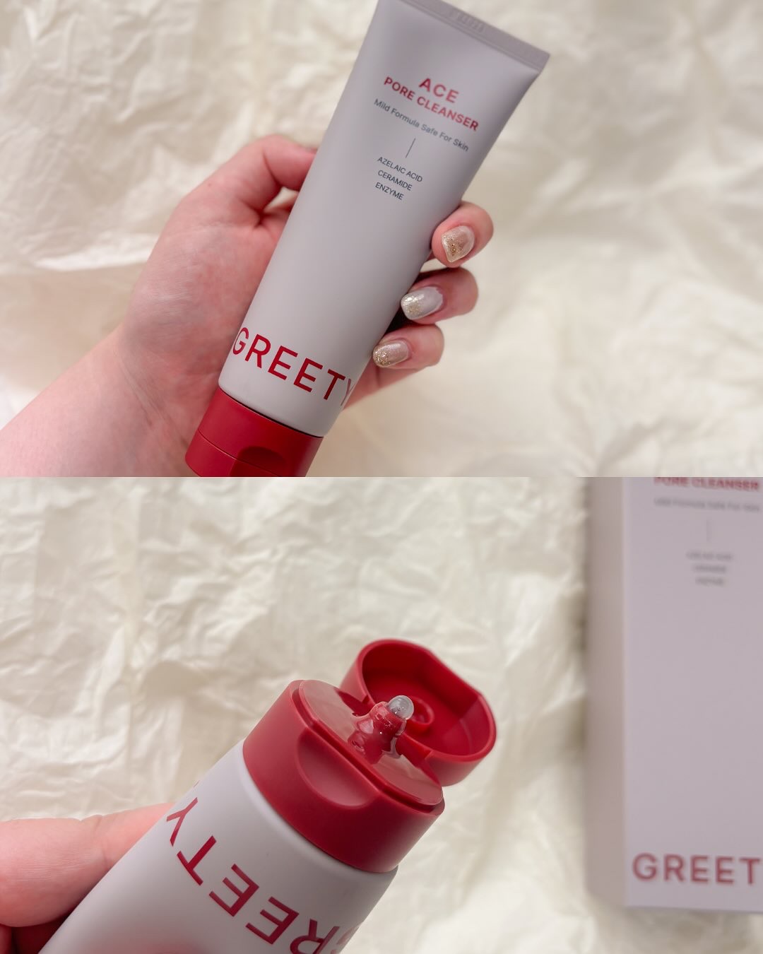 洗顔料 ACE 試してみた】ACE pore cleanser GREETYの効果・肌質別の口コミ