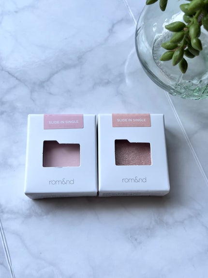 スライドインシングル S07 ポーセリン/rom&nd/単色アイシャドウの画像