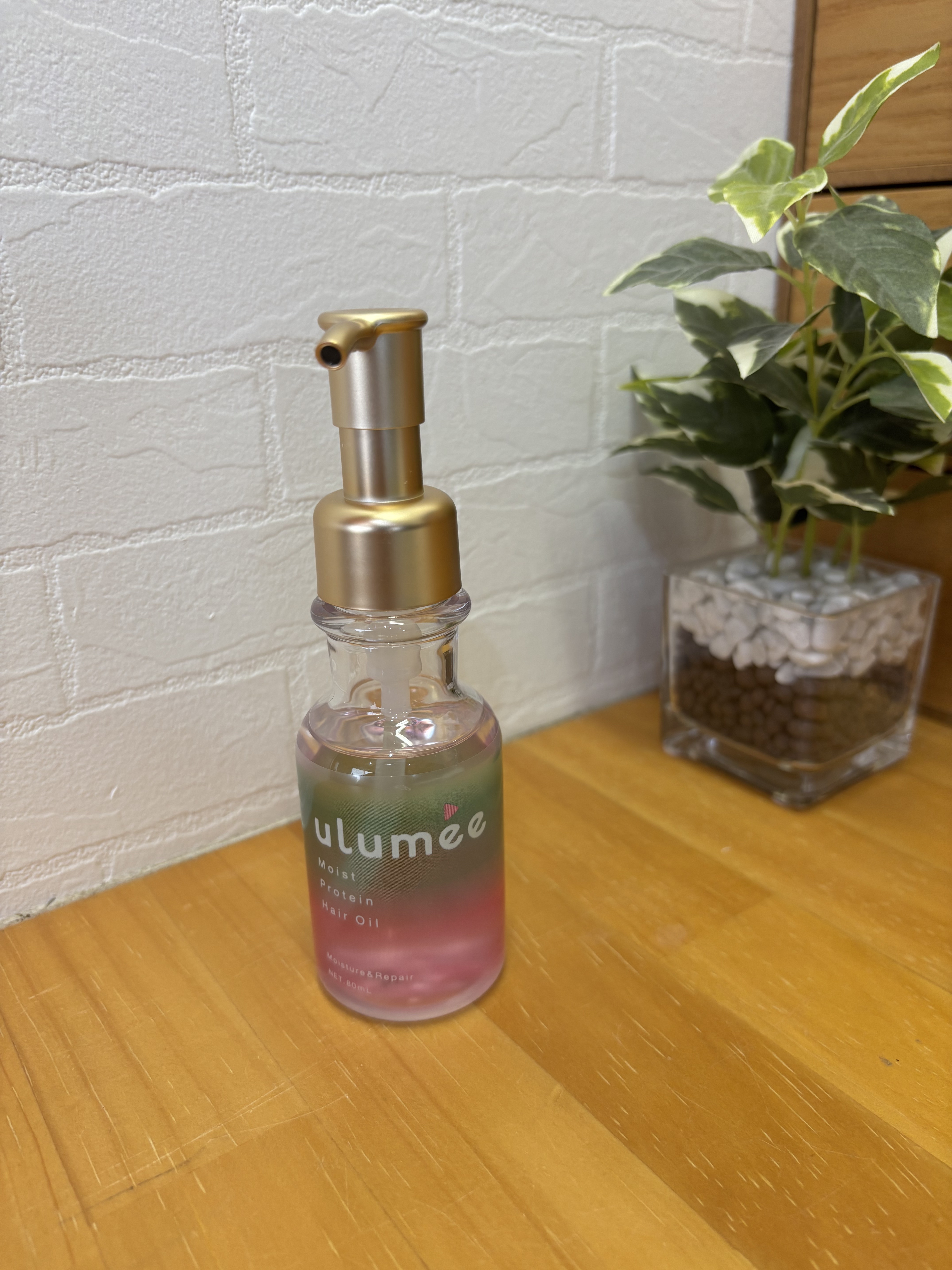 モイストプロテイン ヘアオイル/ulumee/ヘアオイルを使ったクチコミ（1枚目）
