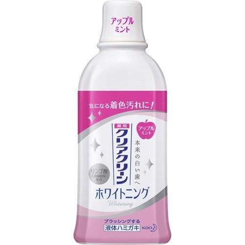 クリアクリーンプラスホワイトニング薬用デンタルリンス アップルミント 600mL