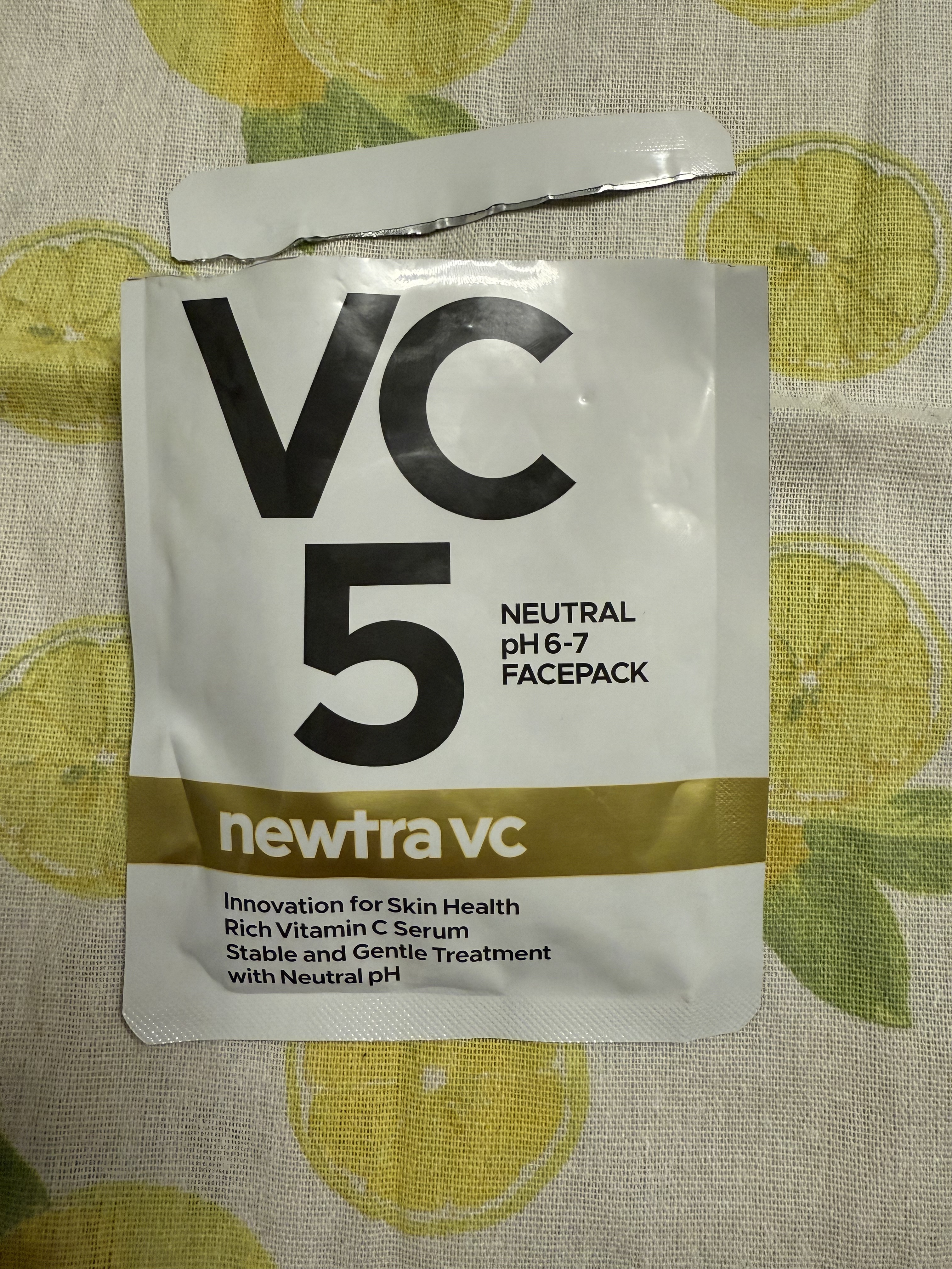 newtra VC 5 フェイスマスク/newtra vc/シートマスク・パックを使ったクチコミ（1枚目）