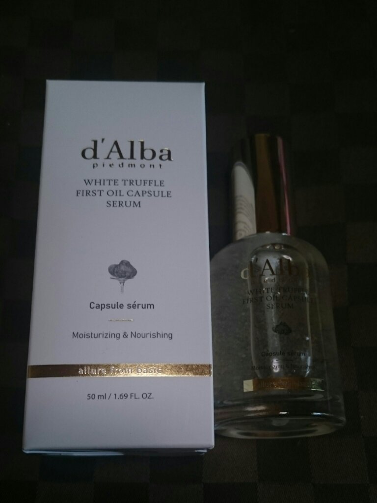 ホワイトトリュフファーストオイルカプセルセラム/ダルバ/美容液を使ったクチコミ（1枚目）