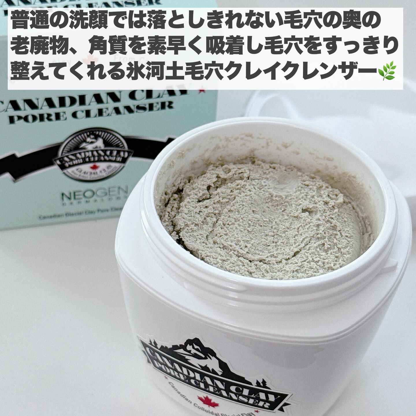 カナディアンクレイ ポア クレンザー/NEOGEN/洗い流すパック・マスクを使ったクチコミ（3枚目）