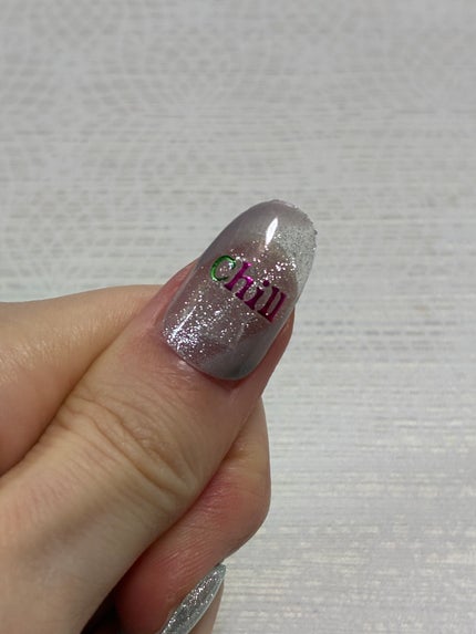 ジェルネイル(ライト対応)/セリア/ジェルネイルを使ったクチコミ(3枚目)