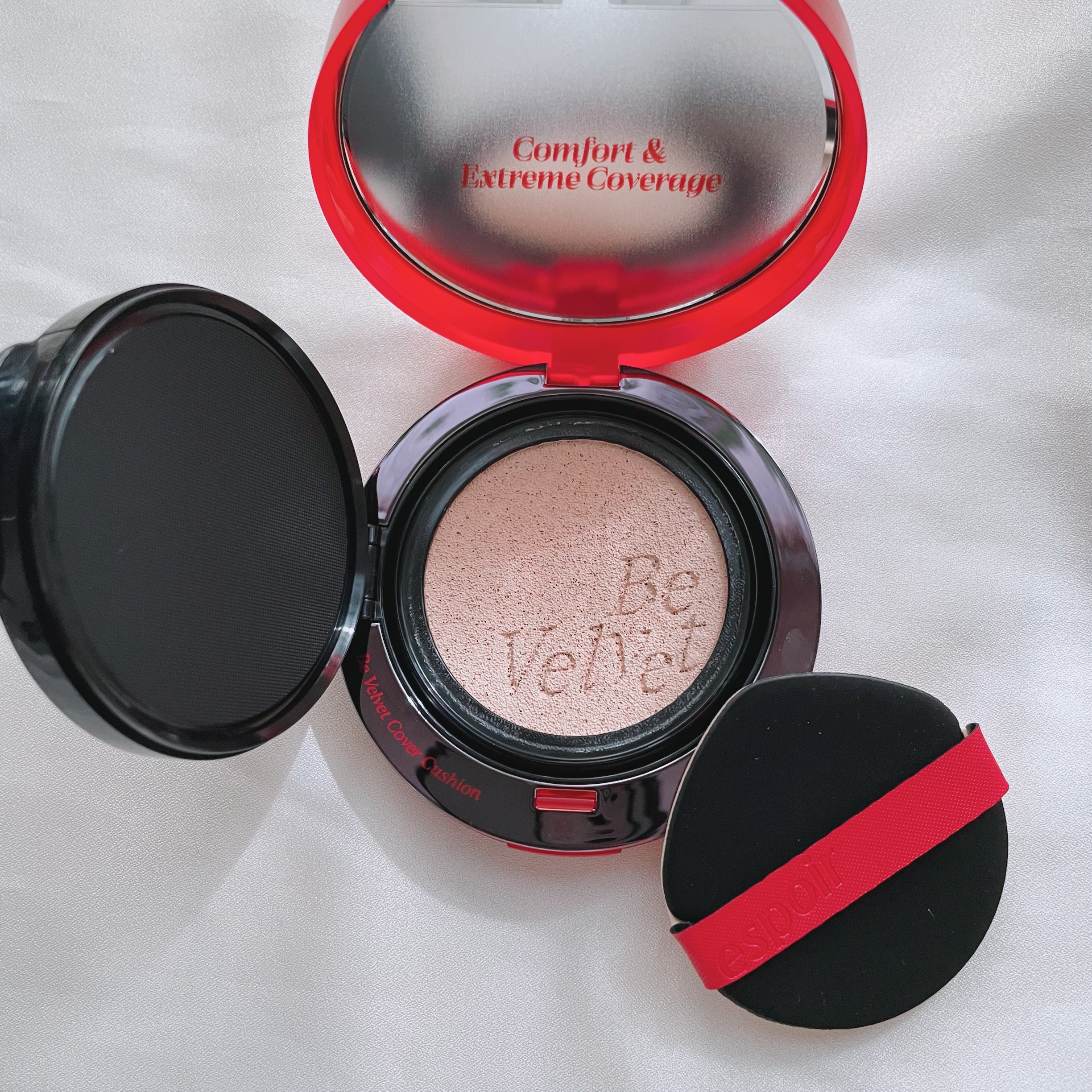 ビーベルベットカバークッション/espoir/クッションファンデーションを使ったクチコミ（2枚目）