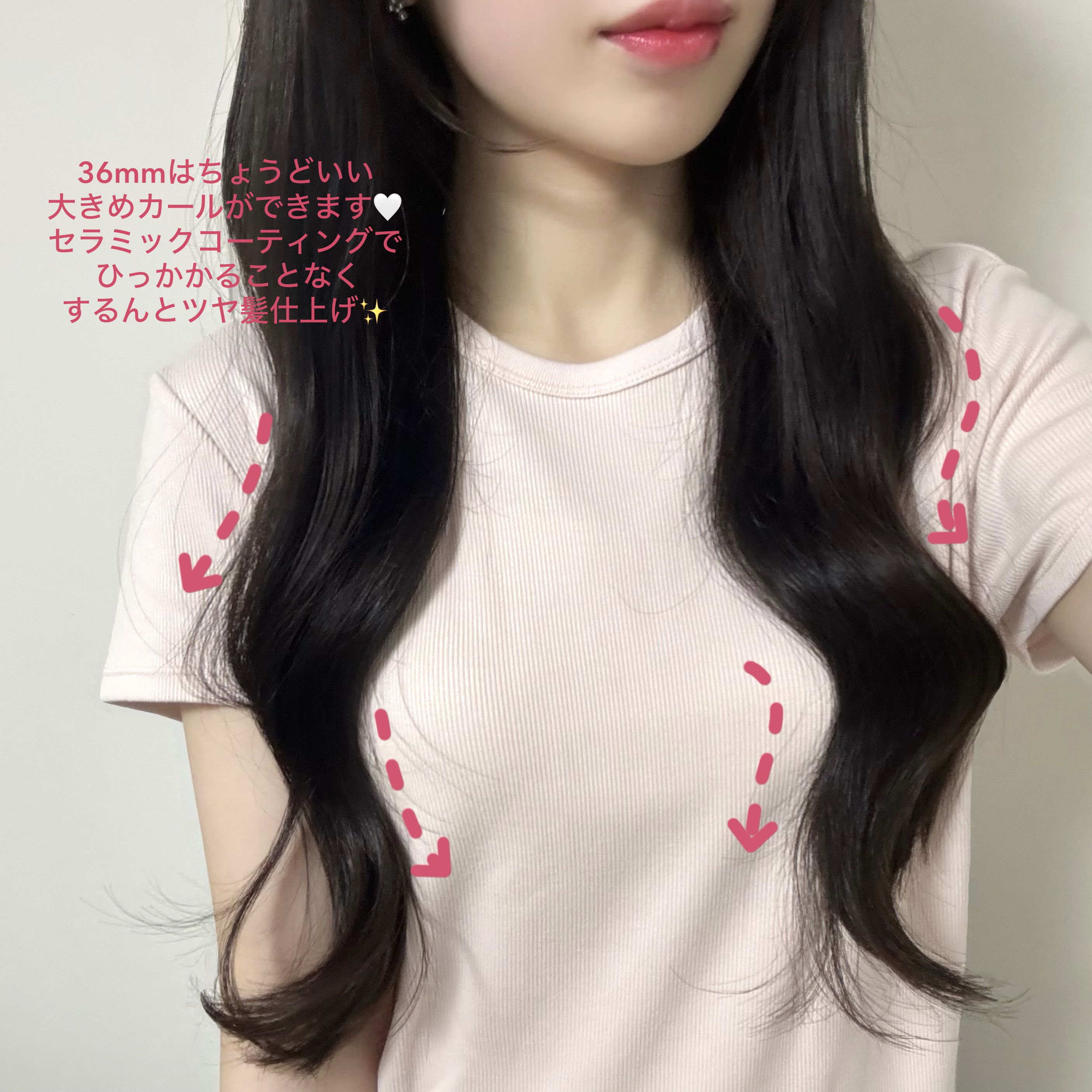 グラムウェーブ カーリングアイロン 36mm/40mm/VODANA (ボダナ)/カールアイロンを使ったクチコミ（3枚目）
