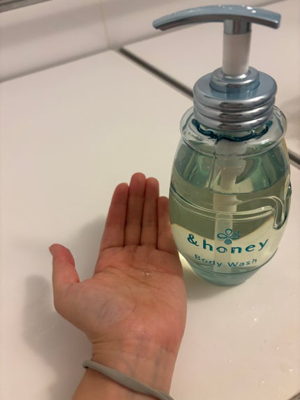 サボンクリア ジェルボディウォッシュ/&honey/ボディソープを使ったクチコミ(2枚目)
