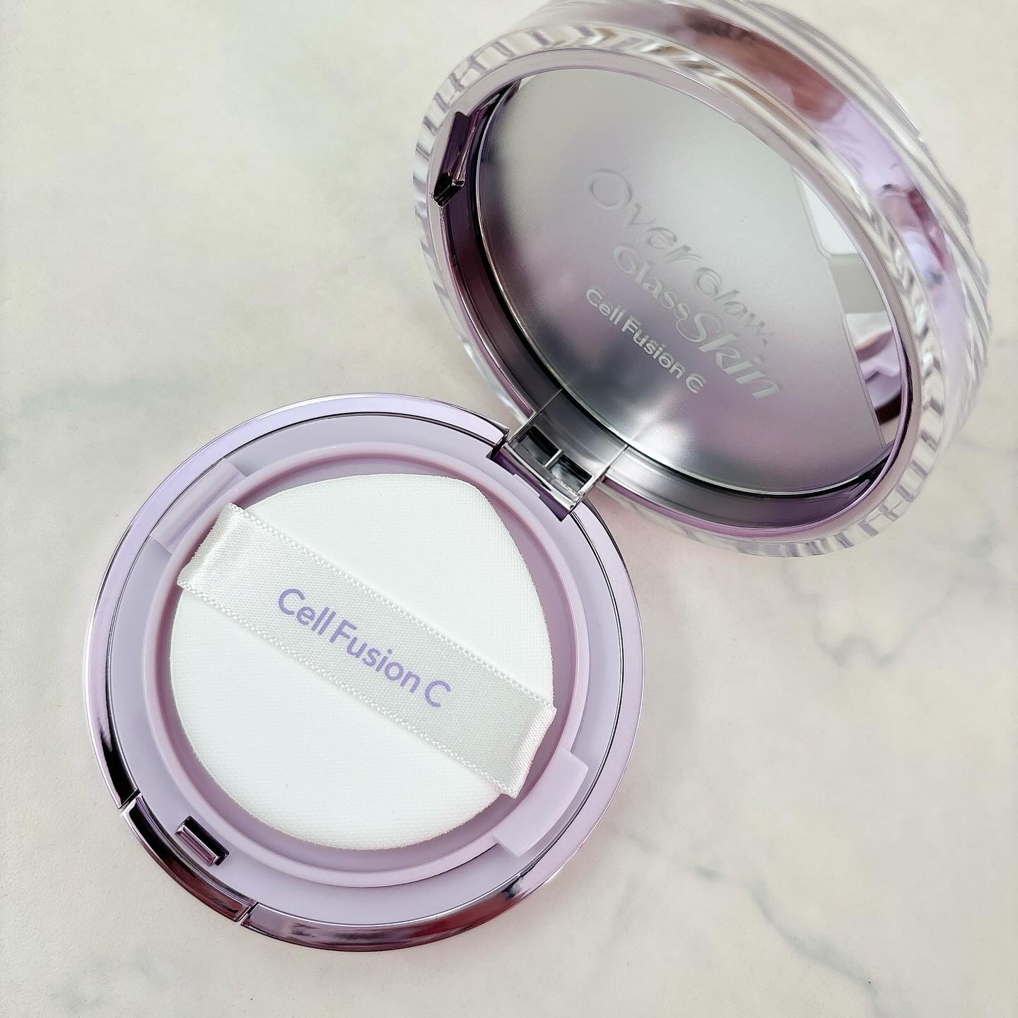 グラススキンクッション/Cell Fusion C(セルフュージョンシー)/クッションファンデーションを使ったクチコミ（2枚目）