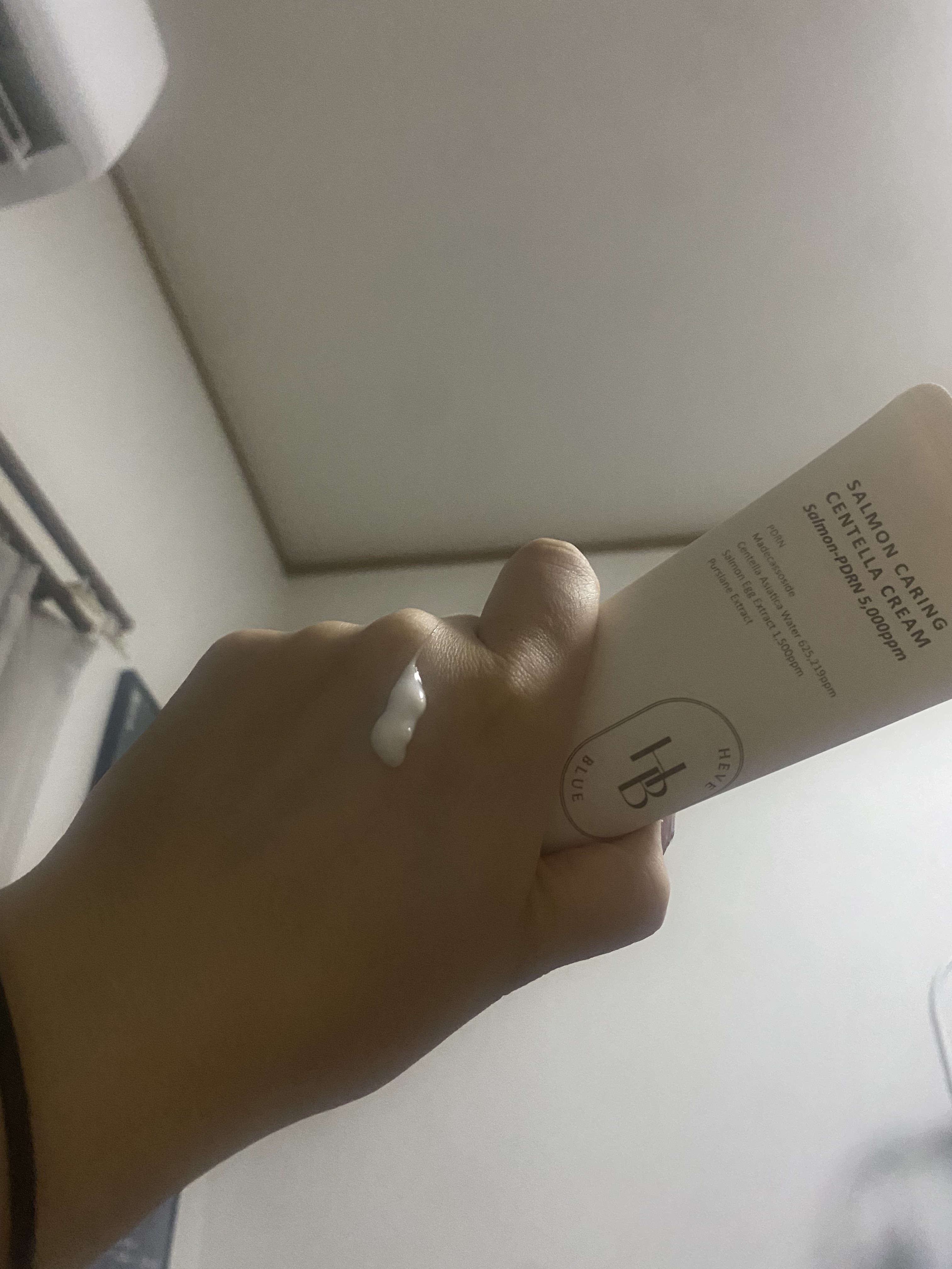 サーモン ケアリング センテラ クリーム /Heve Blue/フェイスクリームを使ったクチコミ（3枚目）